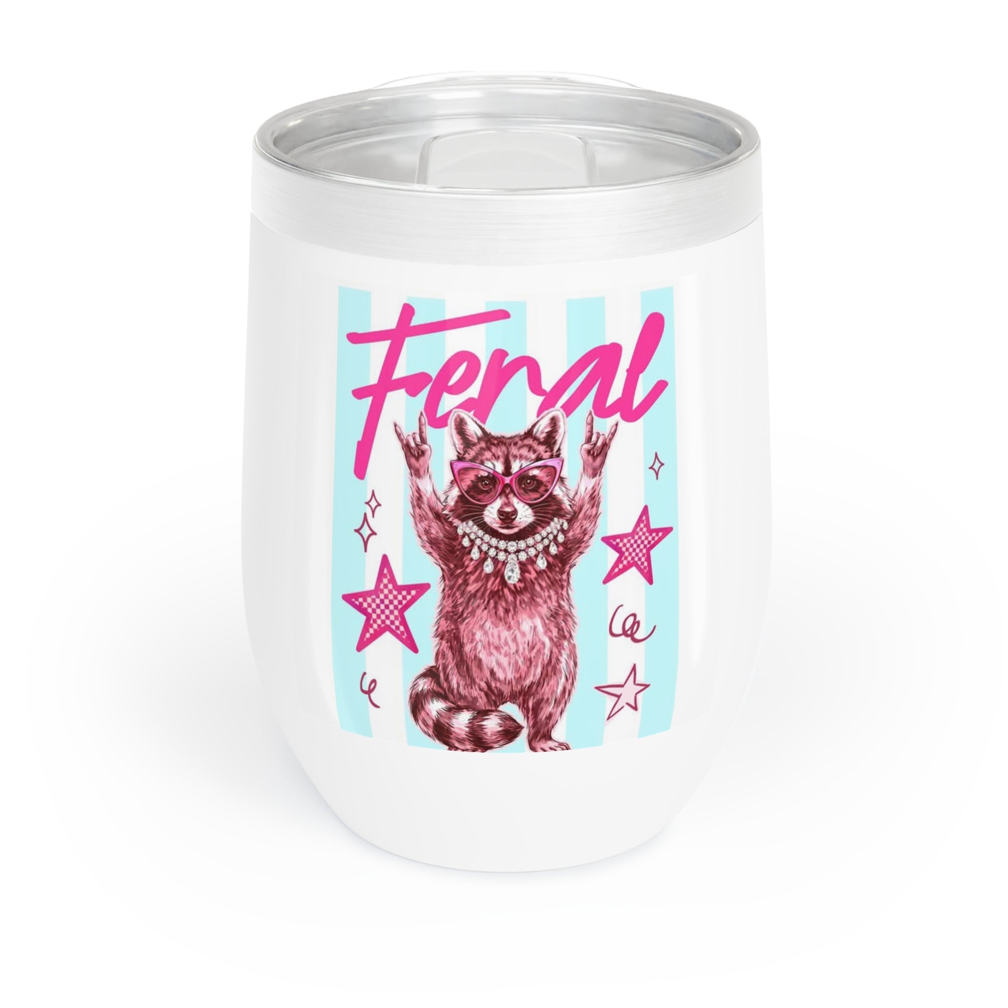 "Feral" Wine Tumbler