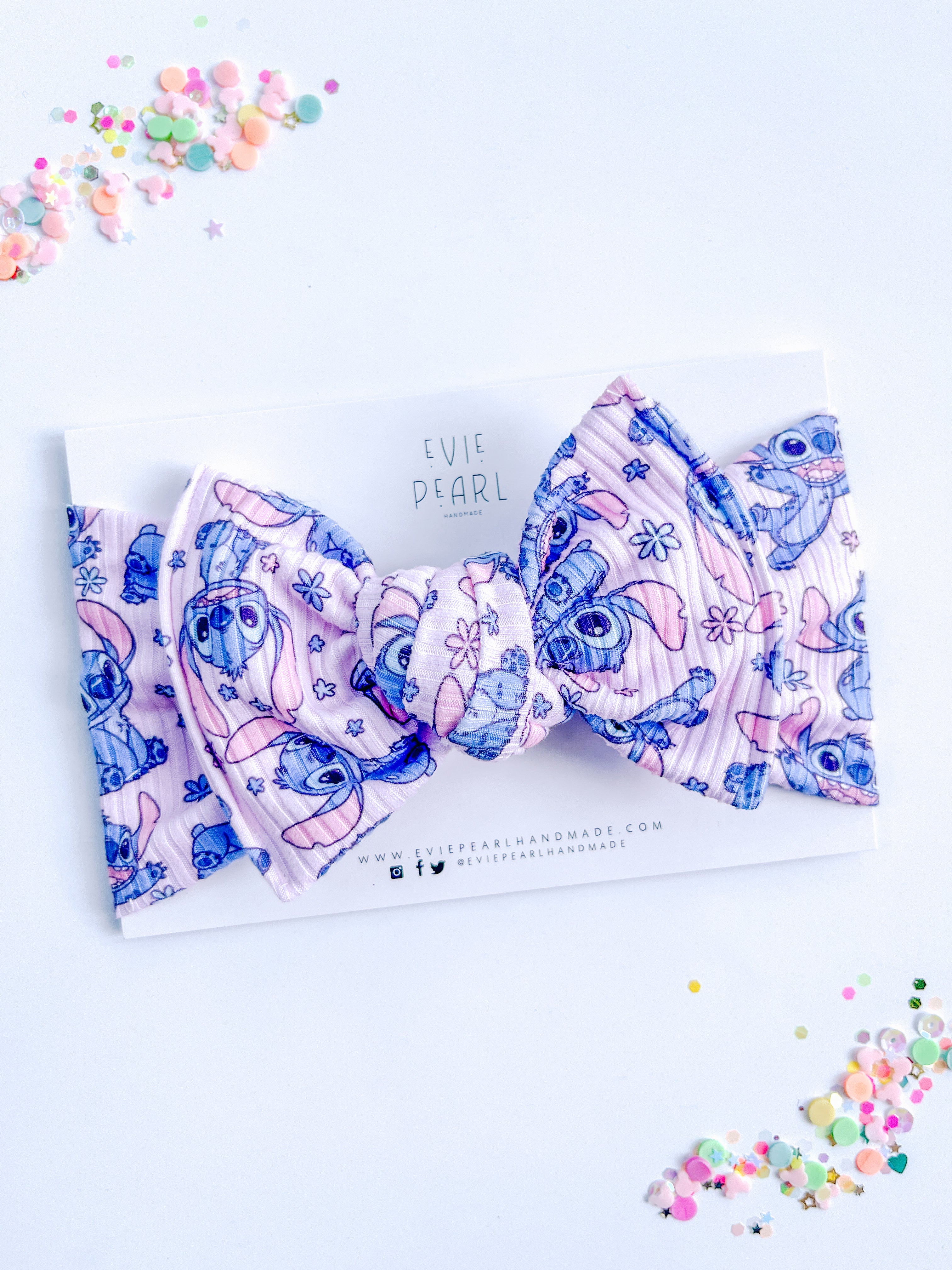Stitch Baby Bow Turban