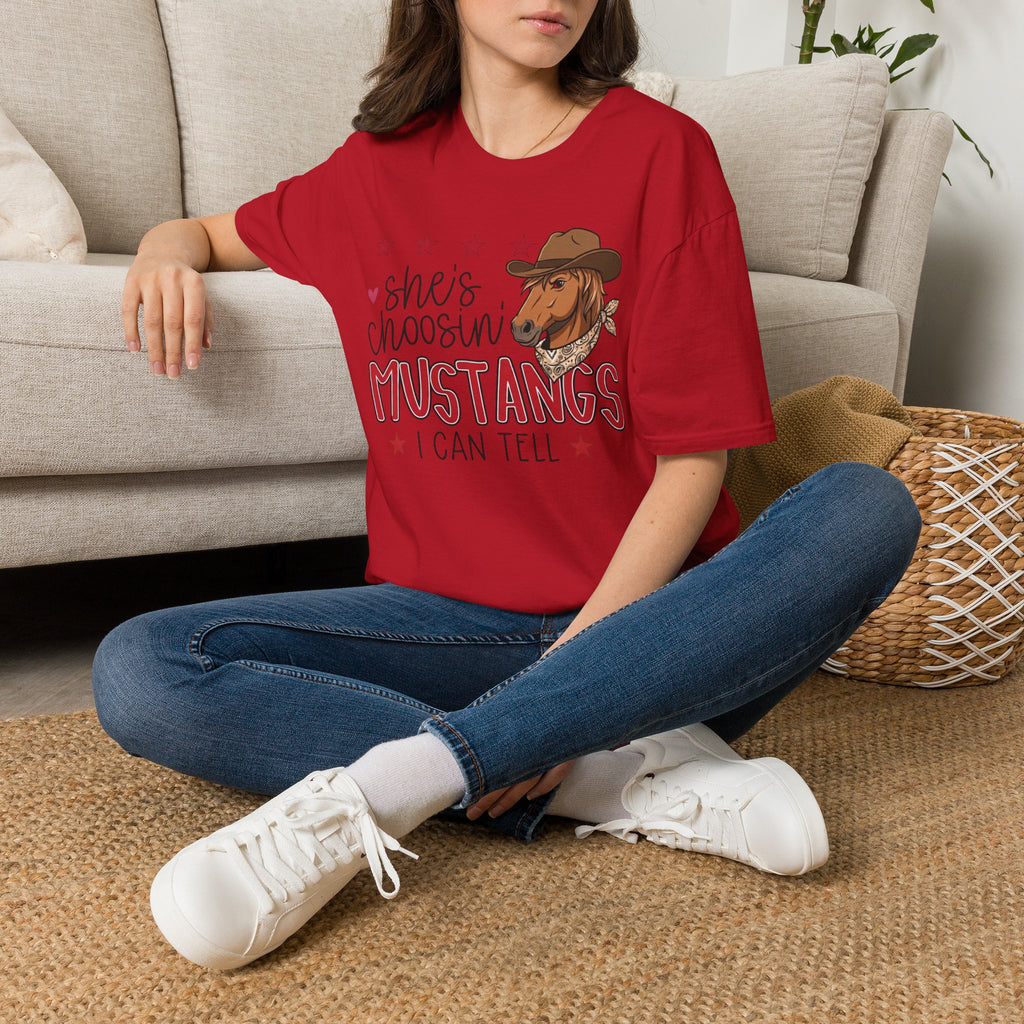 She's Choosin' Mustangs Tee