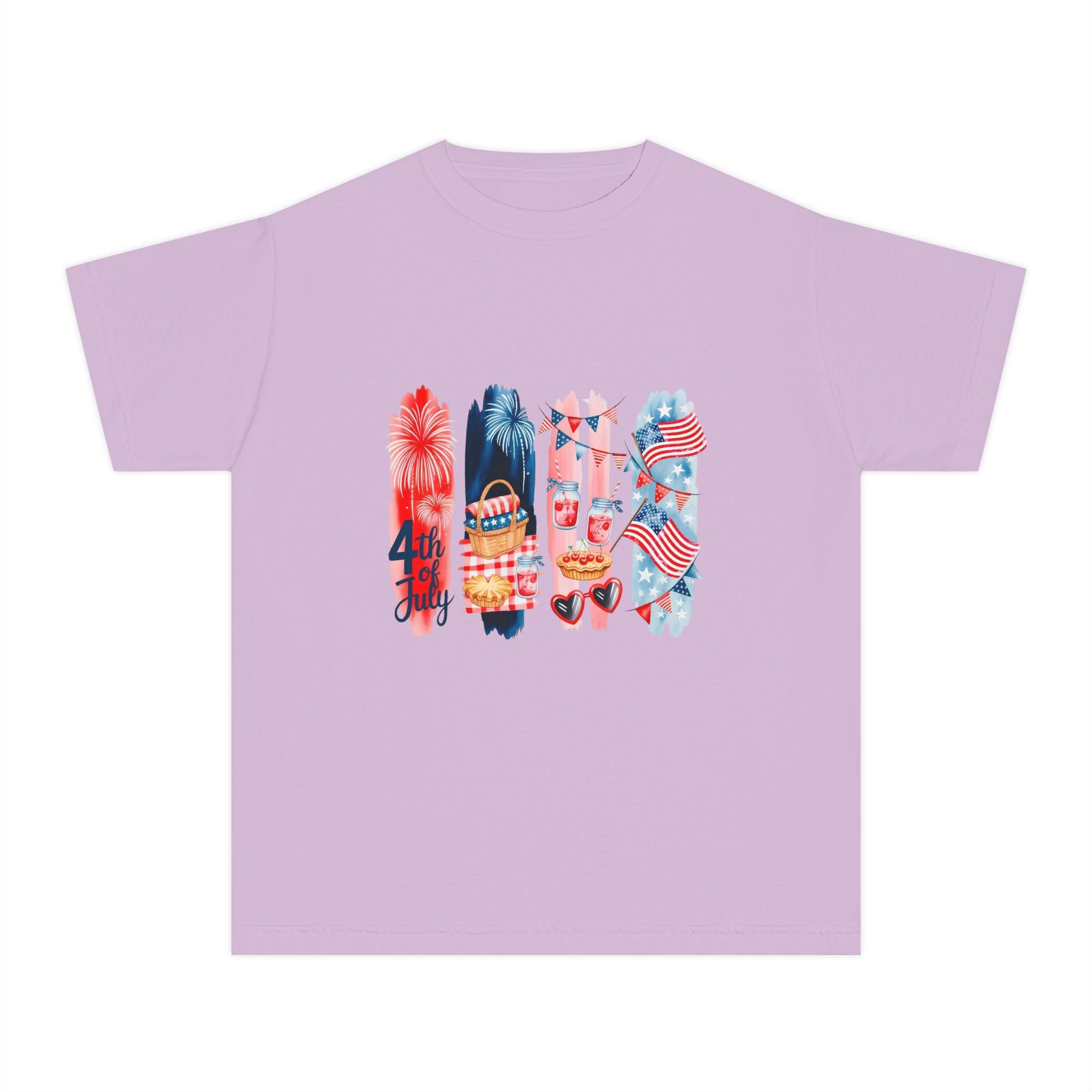 Youth Tee — 4th of July USA Design