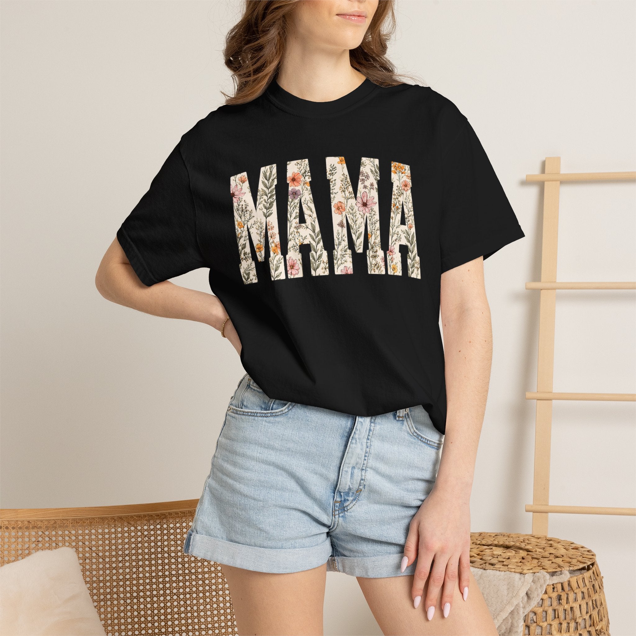 “Mama” Floral Tee