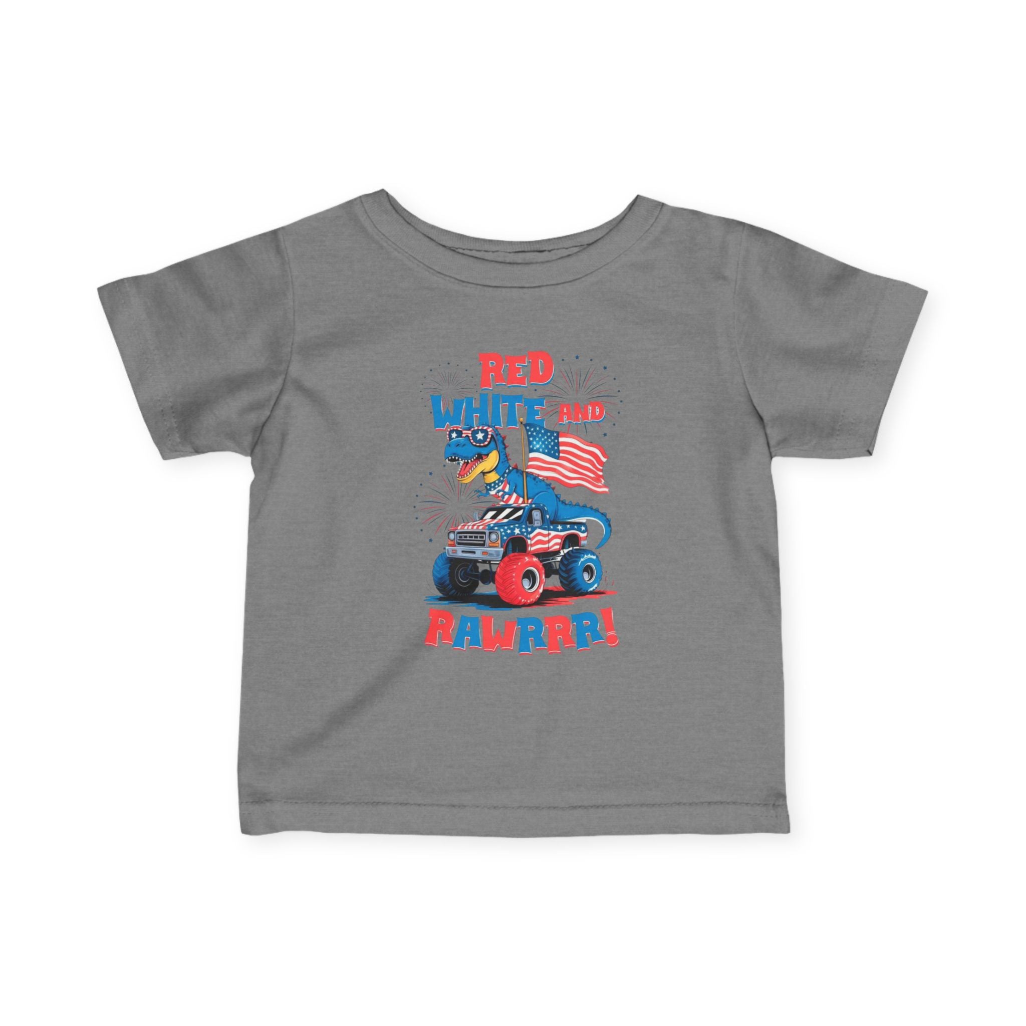 Patriotic Dino Infant Tee