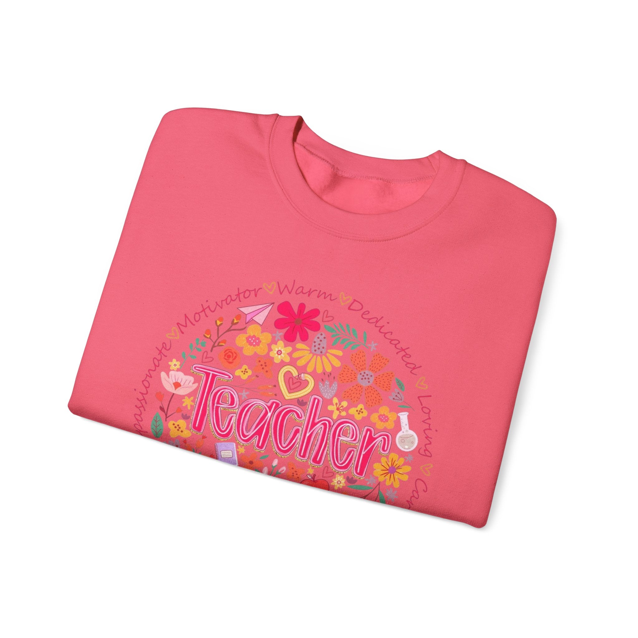 Teacher Floral Sweatshirt