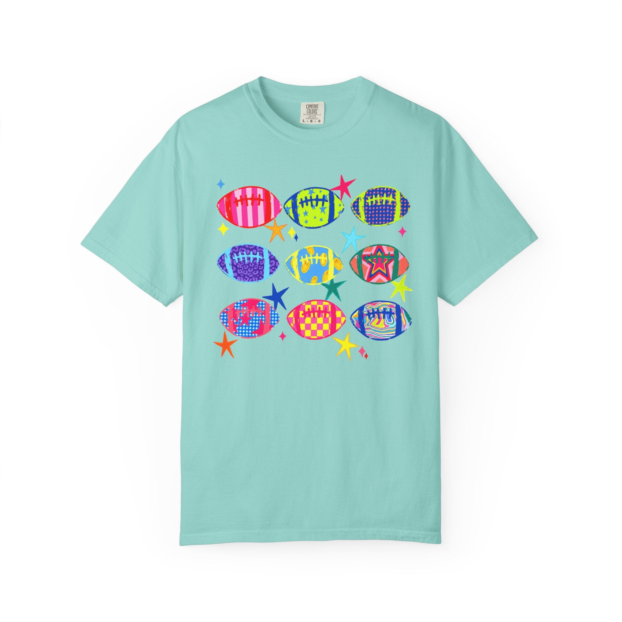 Neon Football Graphic Tee