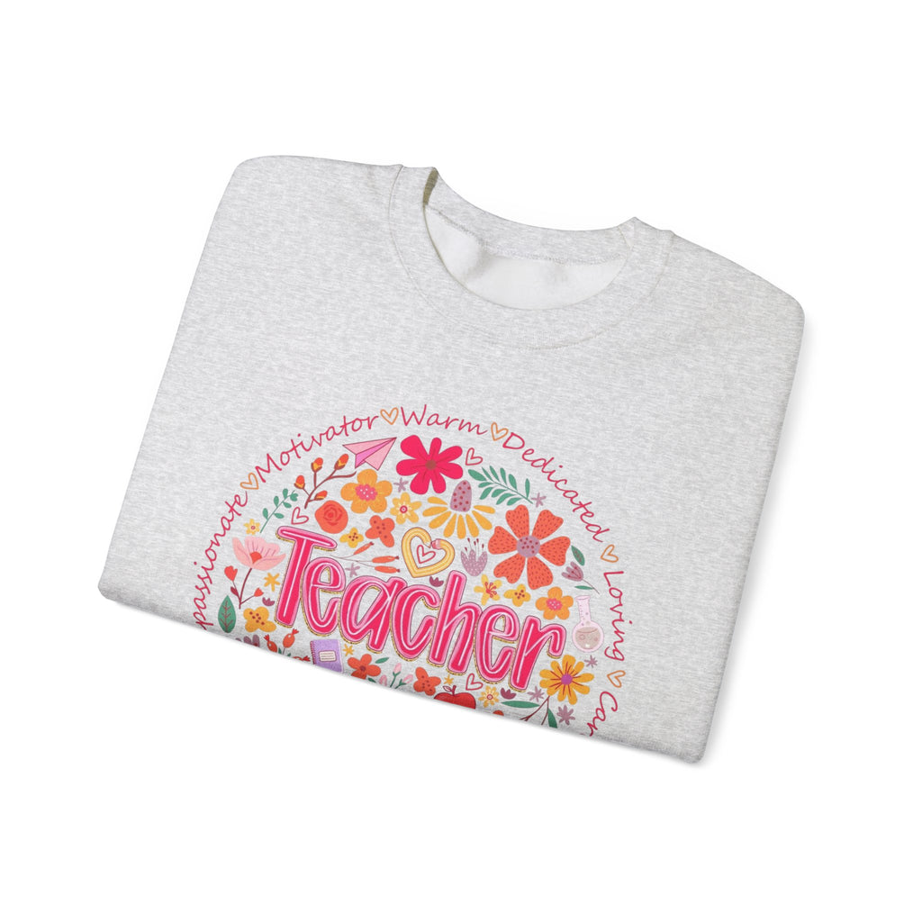 Teacher Floral Sweatshirt