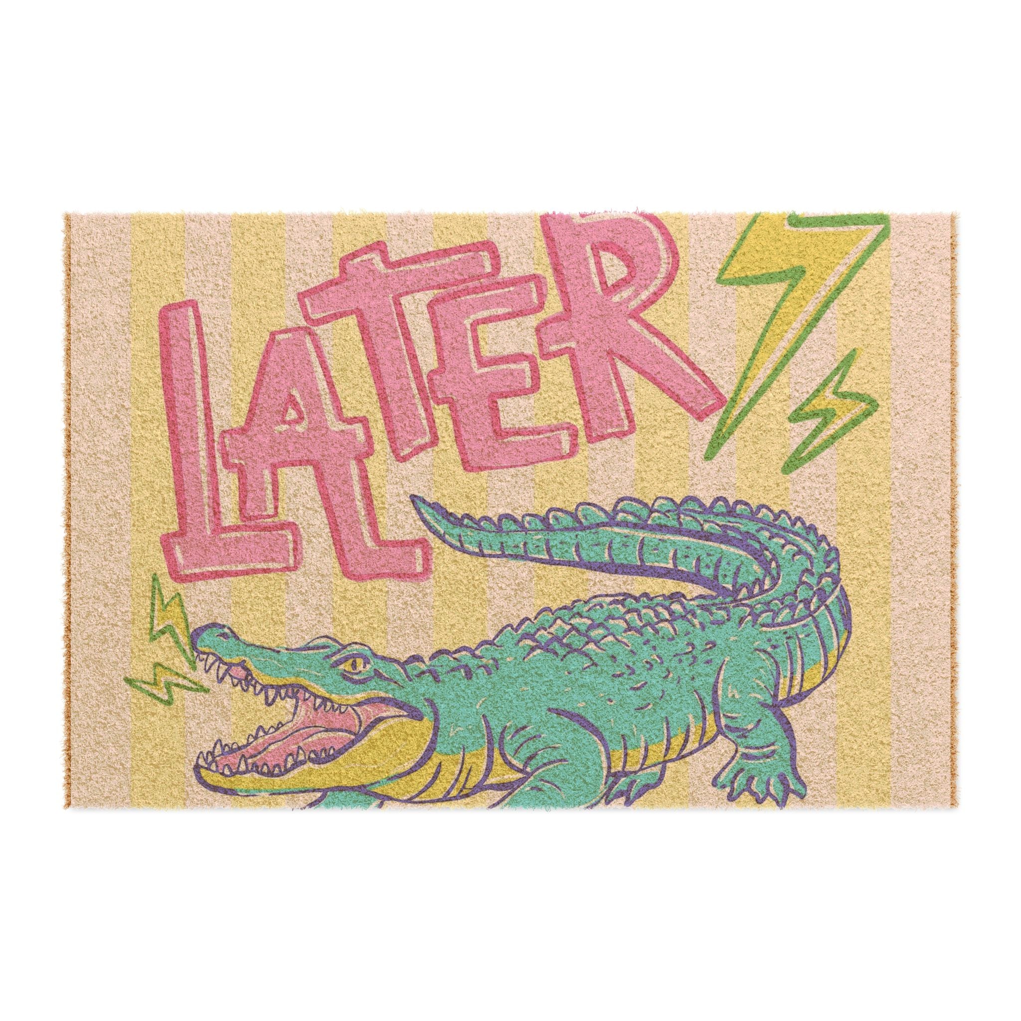 "Later Gator" Doormat
