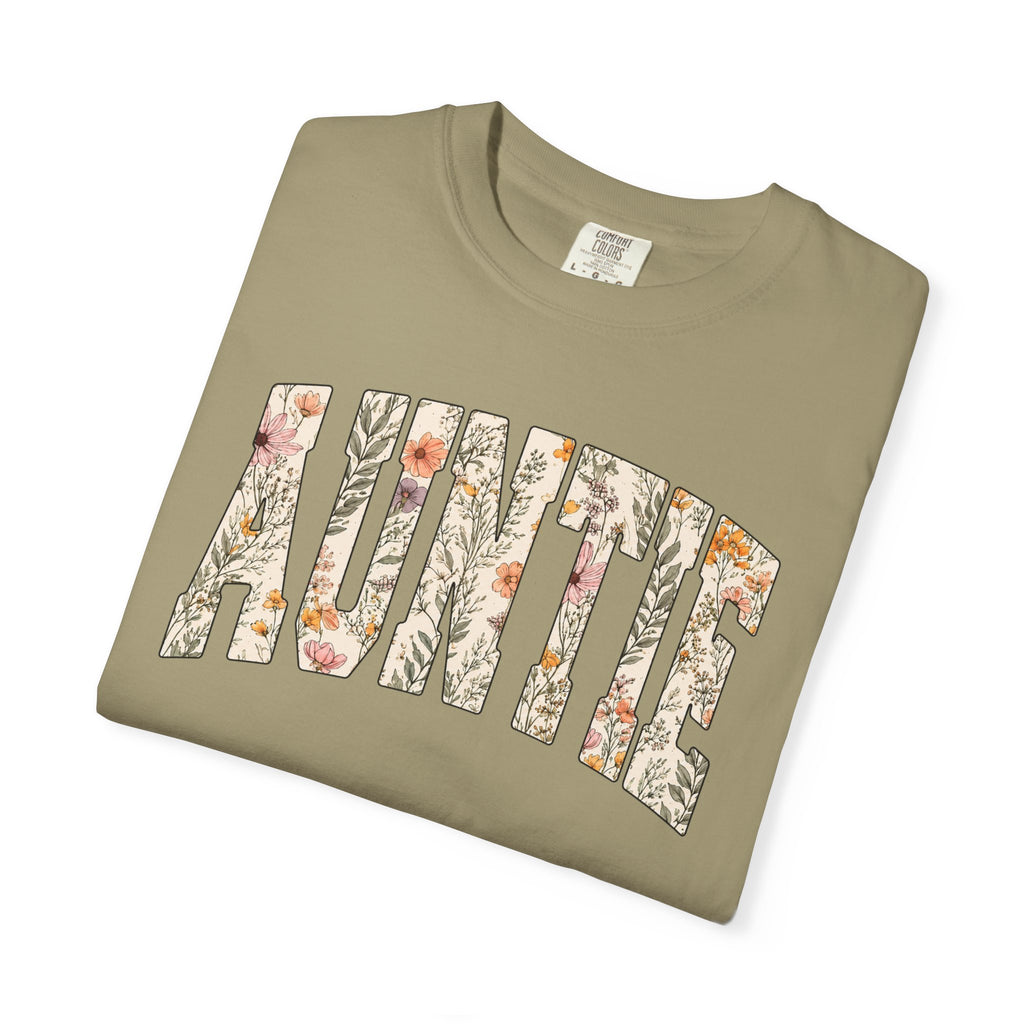 “Auntie” Floral Tee