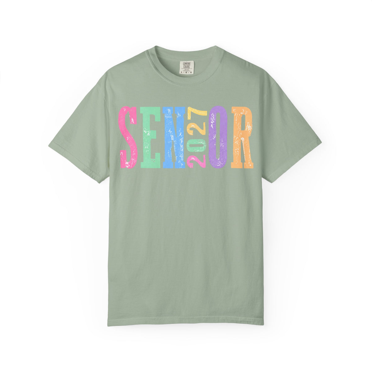 Senior 2027 Colorblock Tee