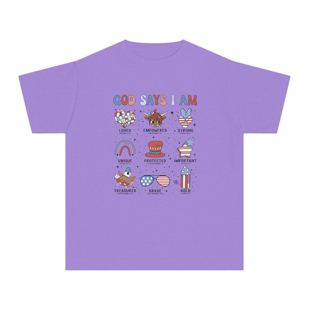 "God Says I Am.." Youth Tee