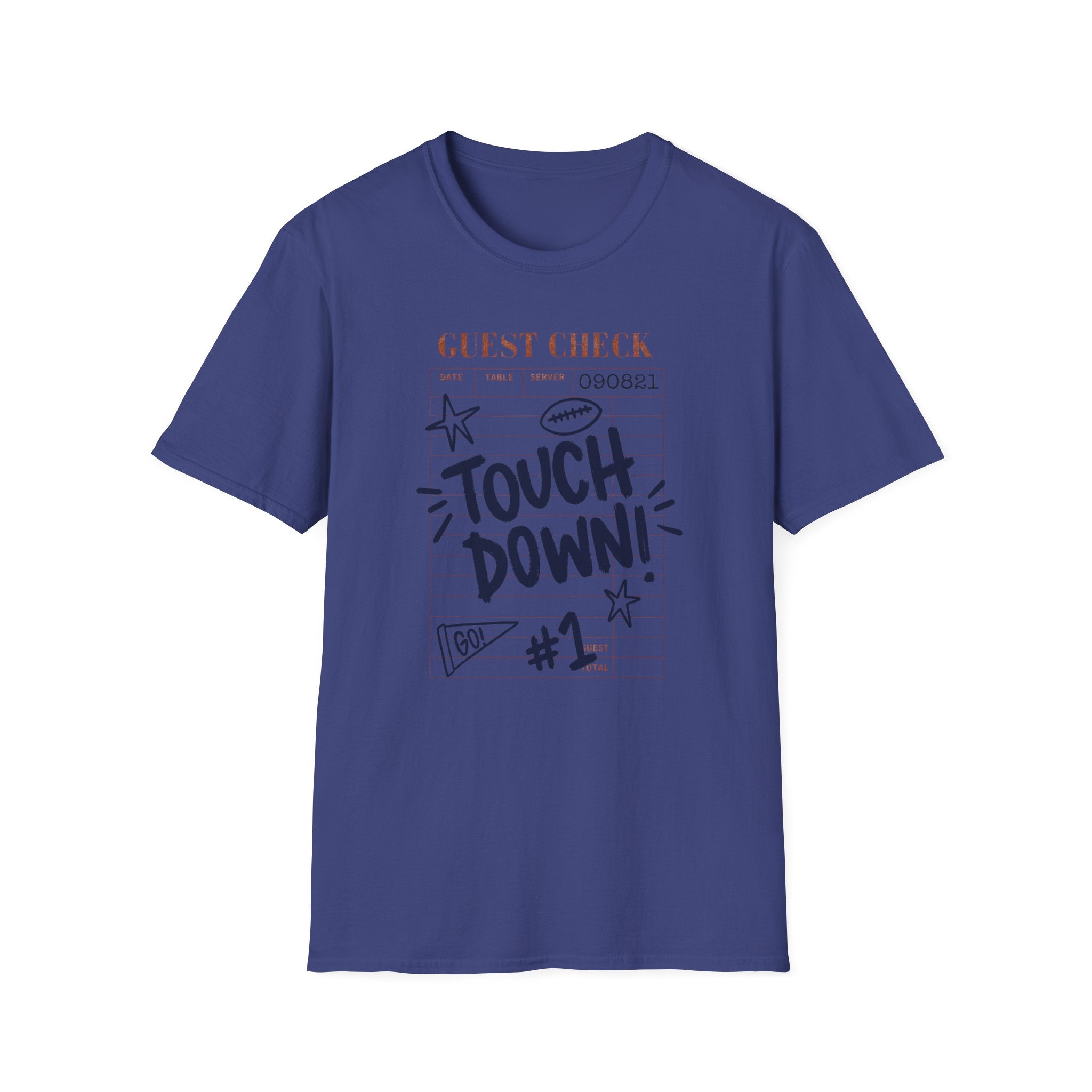Touchdown Guest Check T-Shirt — Football Game Day Tee