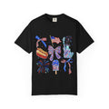 Statue of Liberty, Fireworks & Flags- Tee