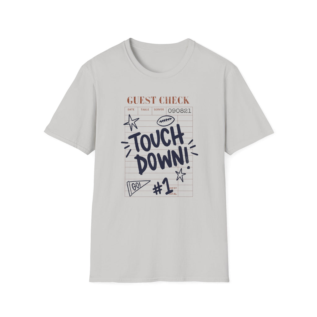 Touchdown Guest Check T-Shirt — Football Game Day Tee