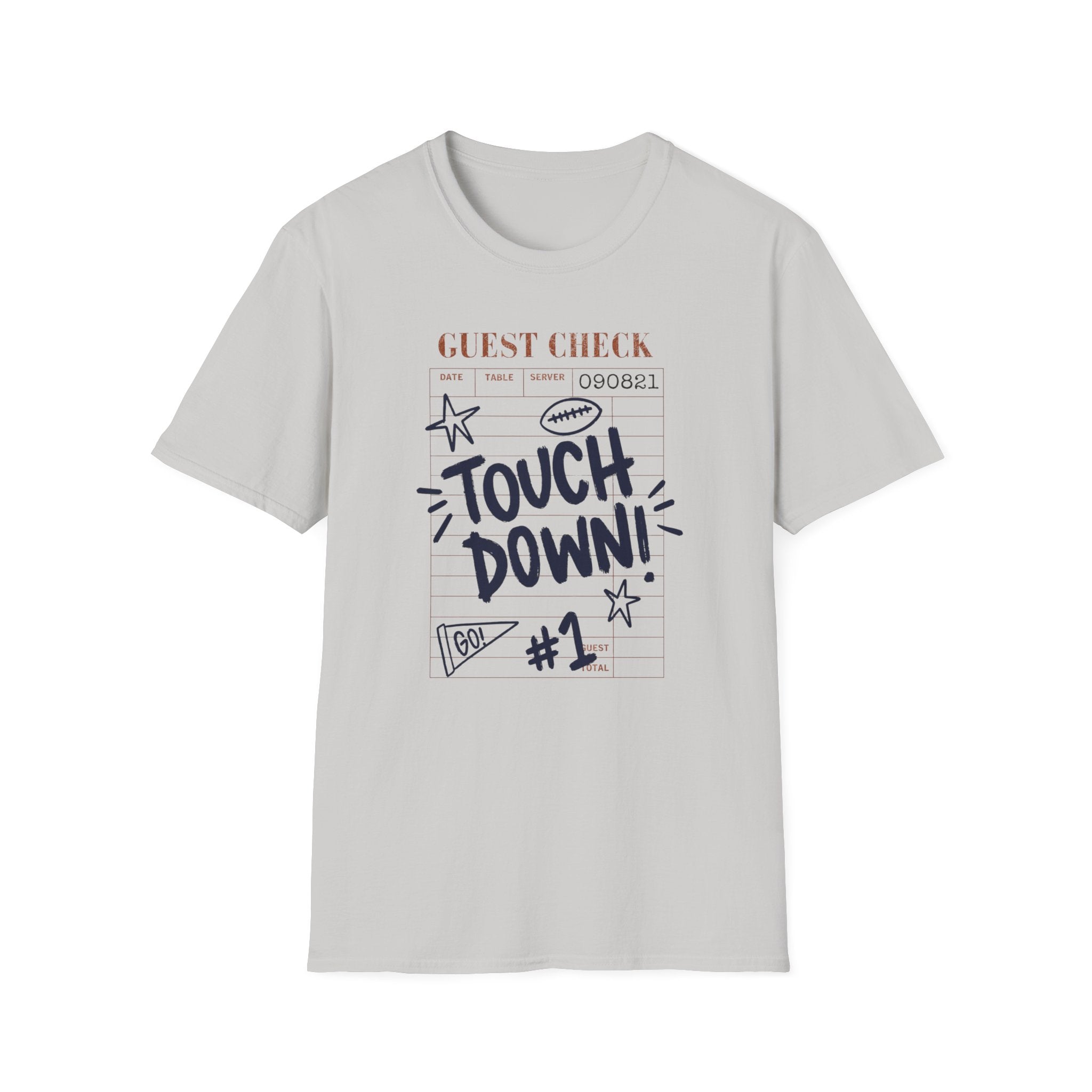 Touchdown Guest Check T-Shirt — Football Game Day Tee