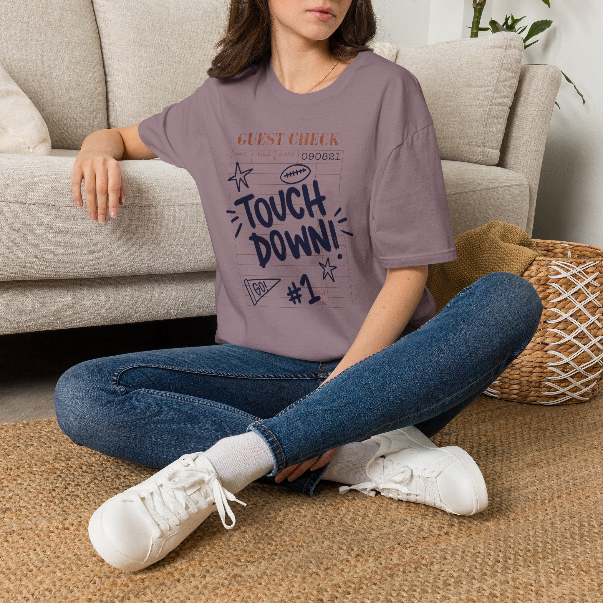 Touchdown Guest Check T-Shirt — Football Game Day Tee