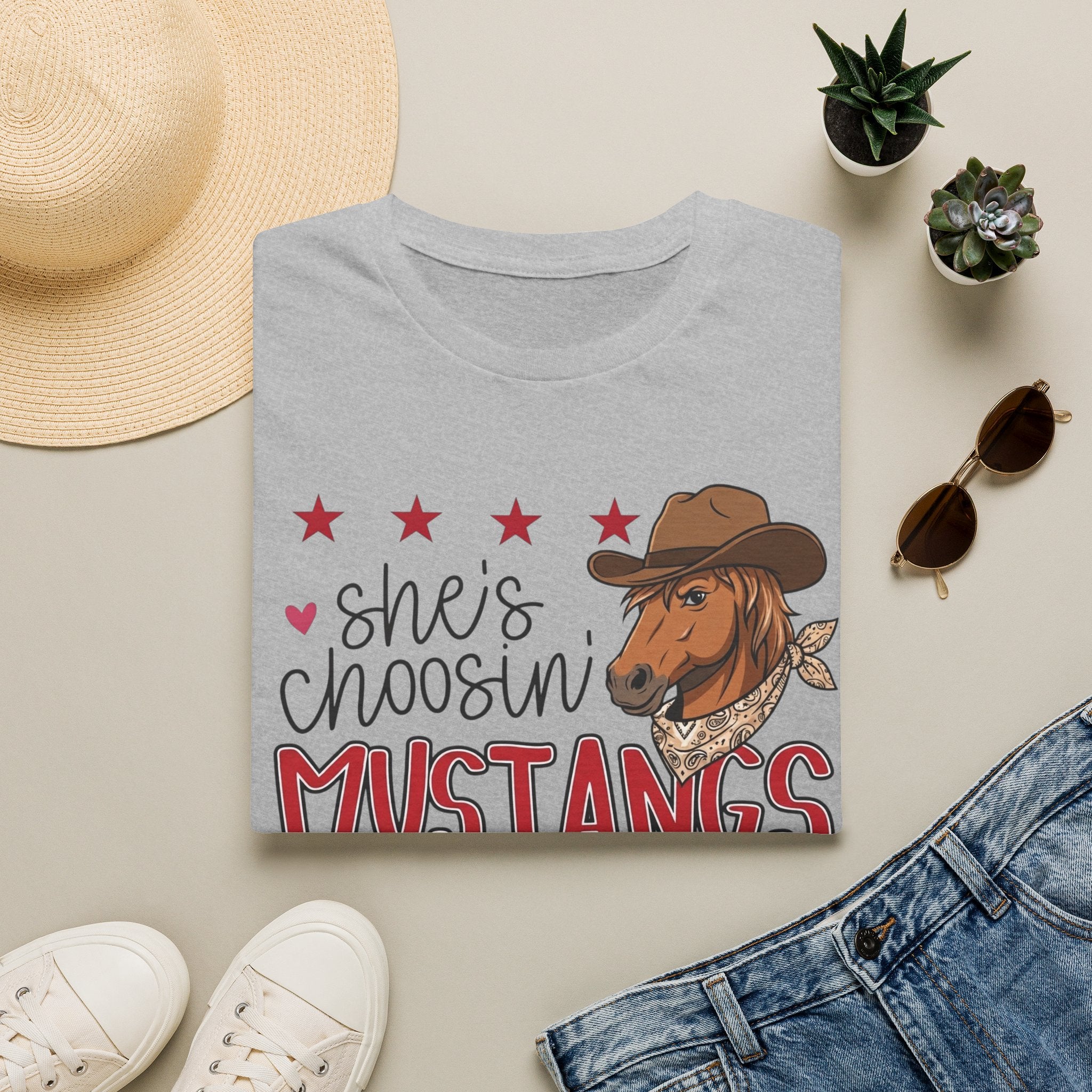 She's Choosin' Mustangs Tee