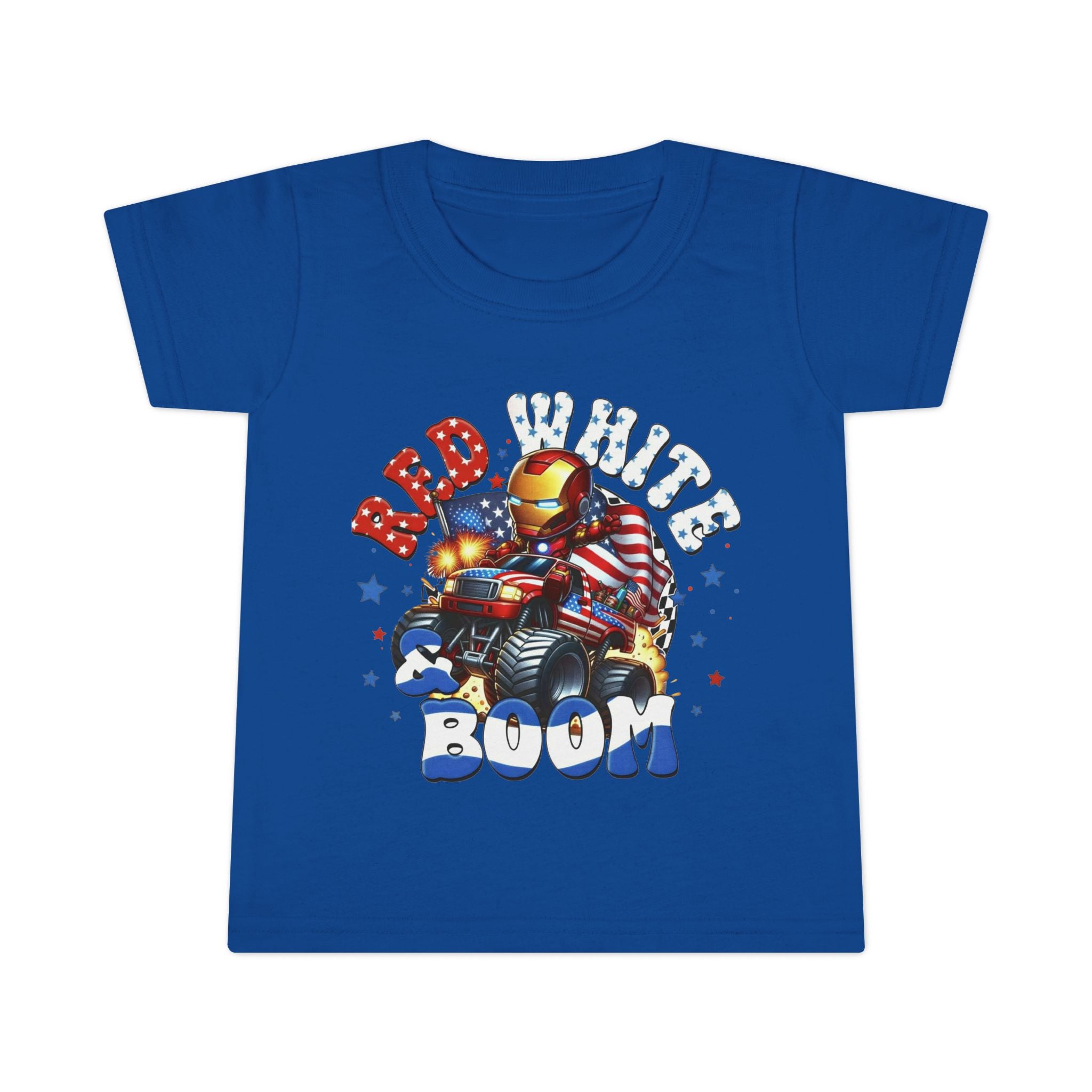 Toddler T-Shirt — "Red White Boom" Patriotic Tee