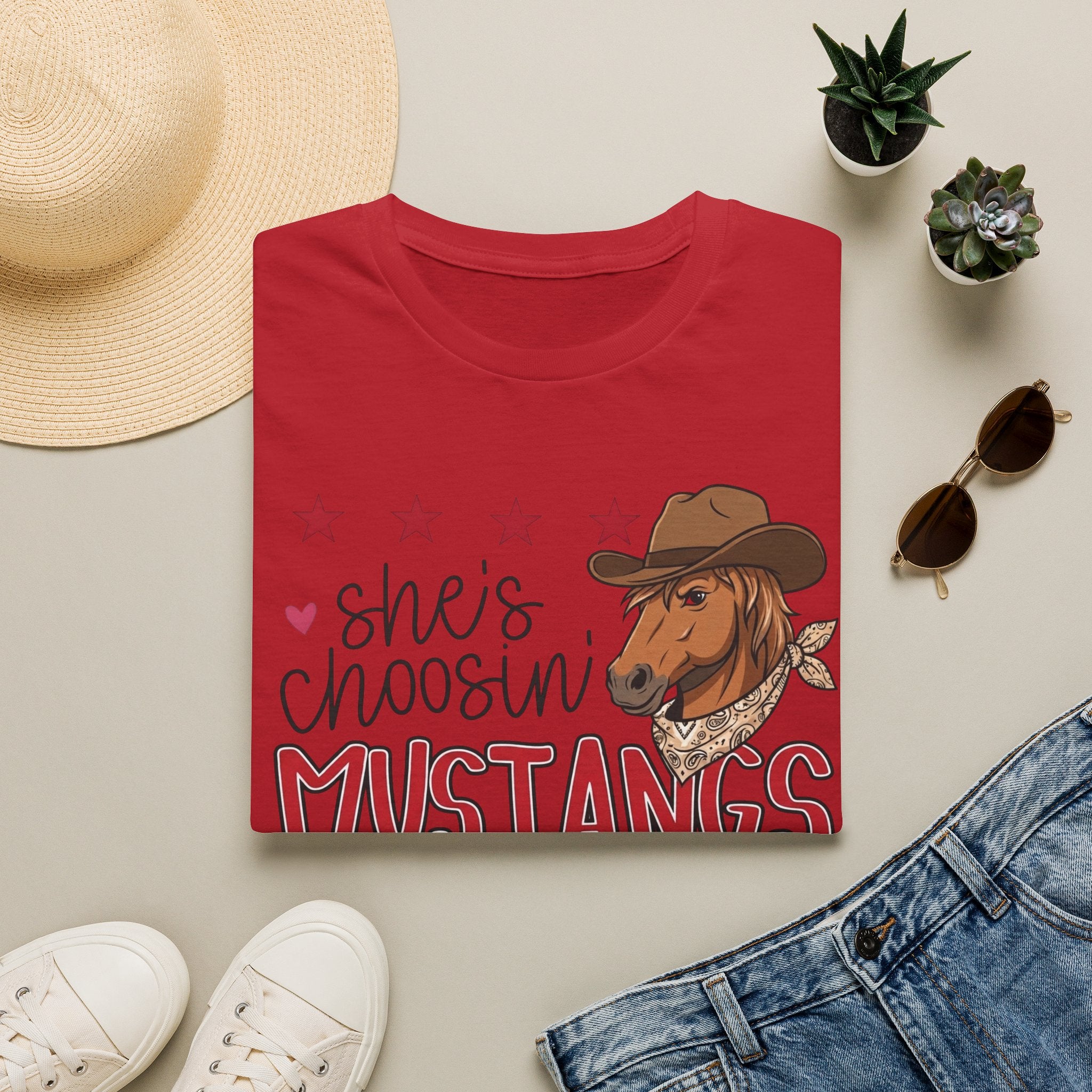She's Choosin' Mustangs Tee
