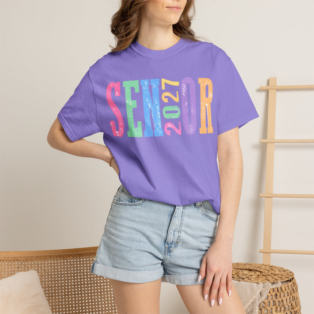 Senior 2027 Colorblock Tee