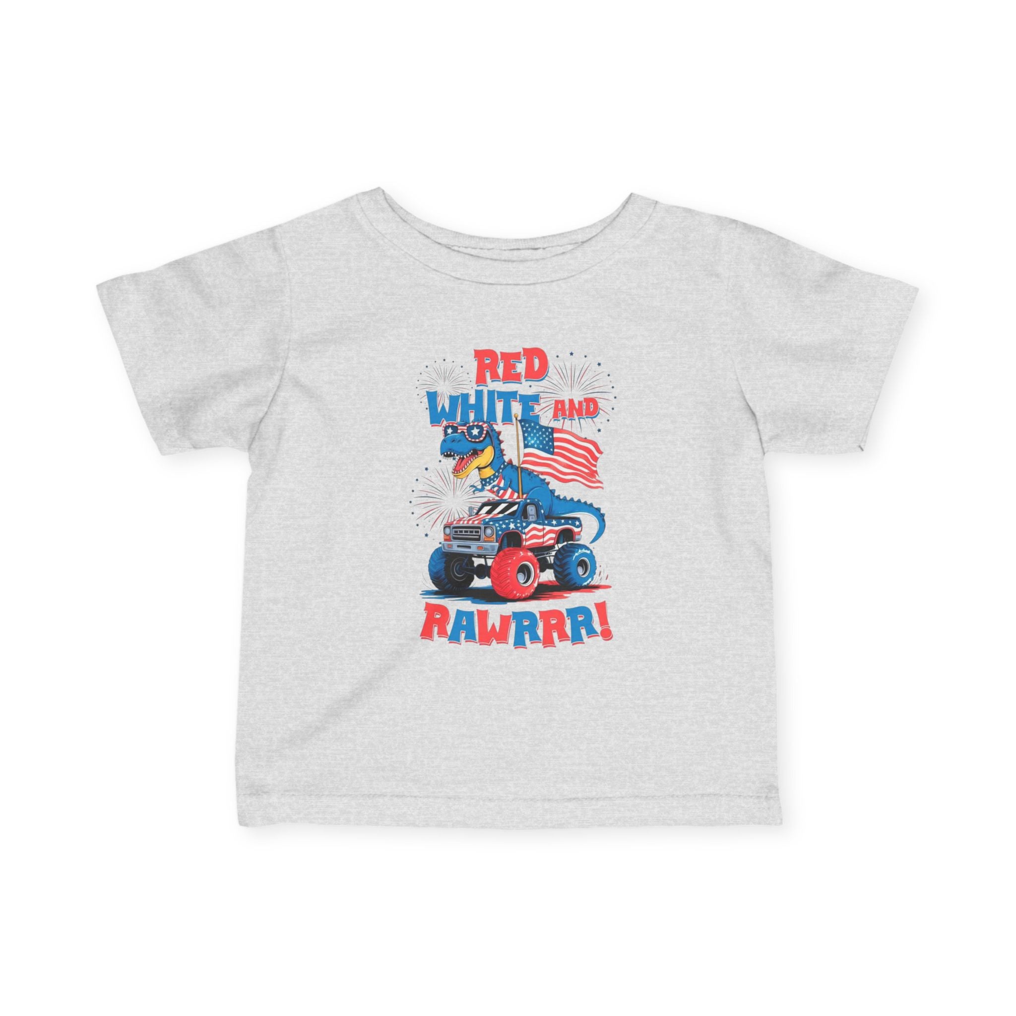 Patriotic Dino Infant Tee
