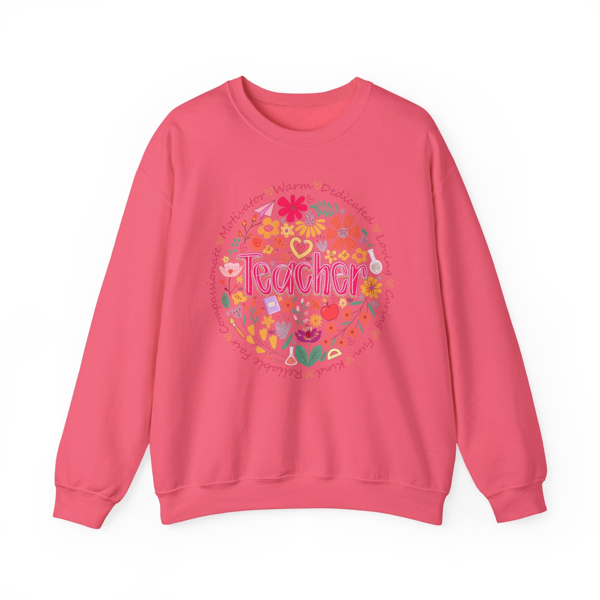 Teacher Floral Sweatshirt