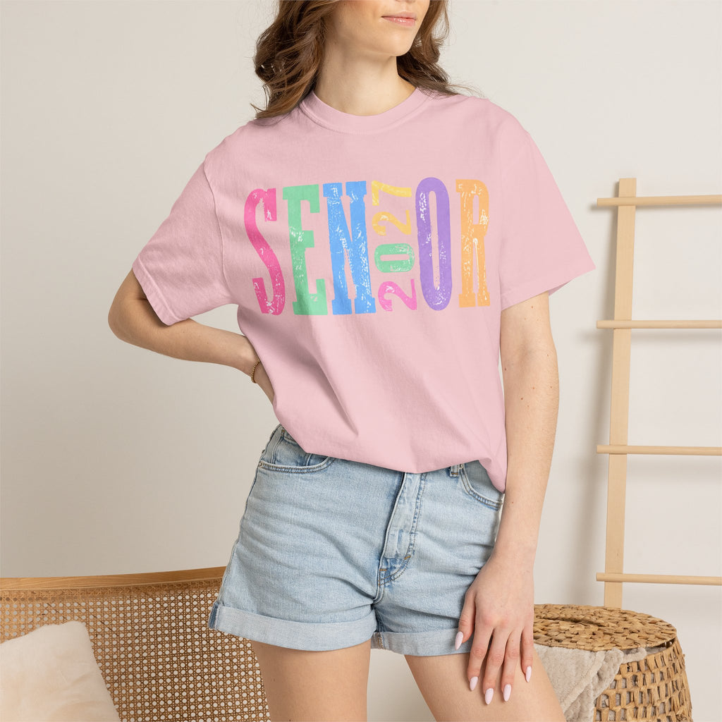 Senior 2027 Colorblock Tee