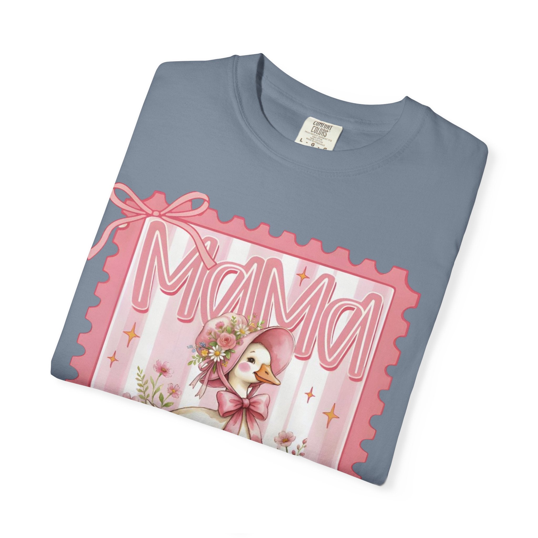 Mama Goose T-Shirt — Vintage Pink Nursery Illustration Tee