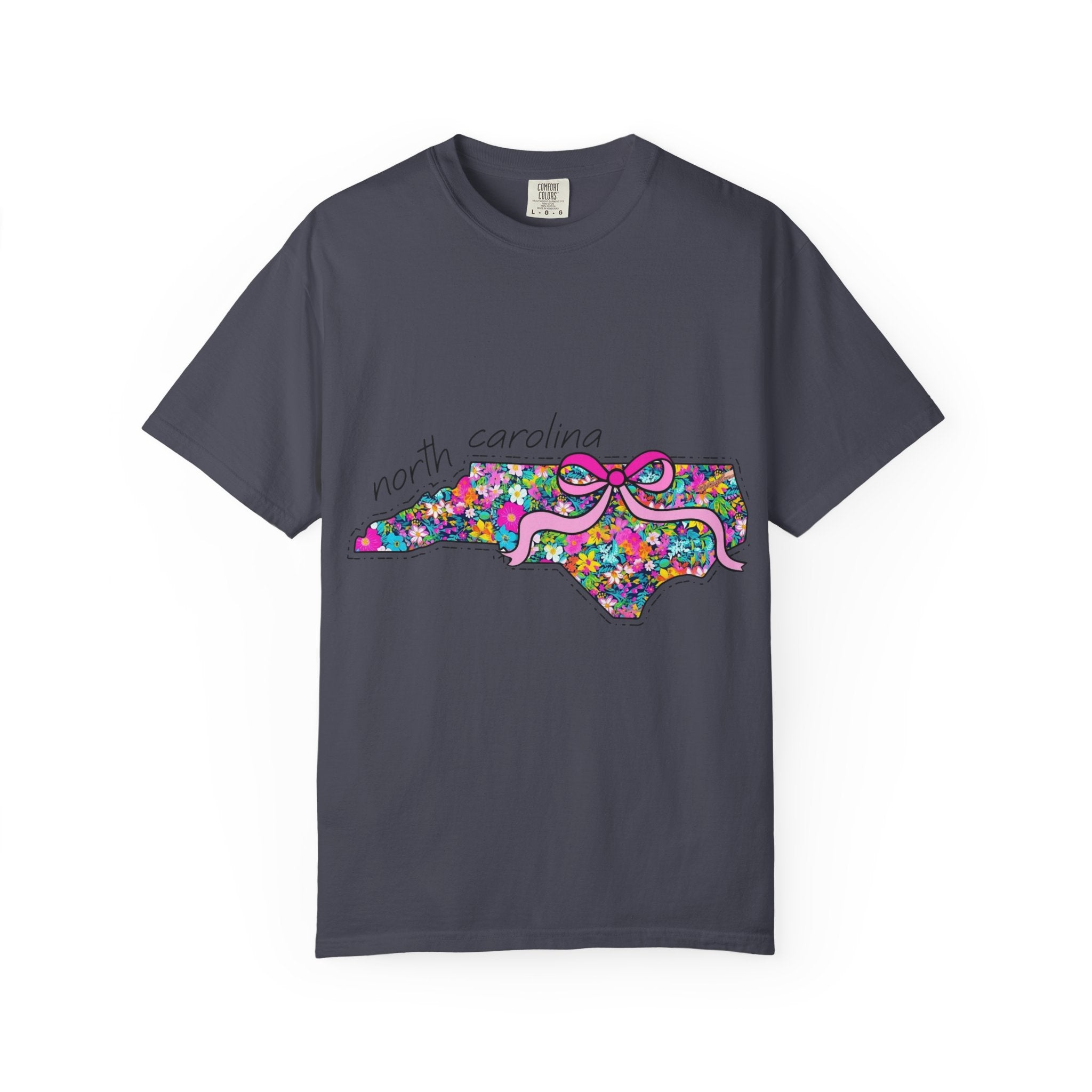 North Carolina- Floral Map Tee