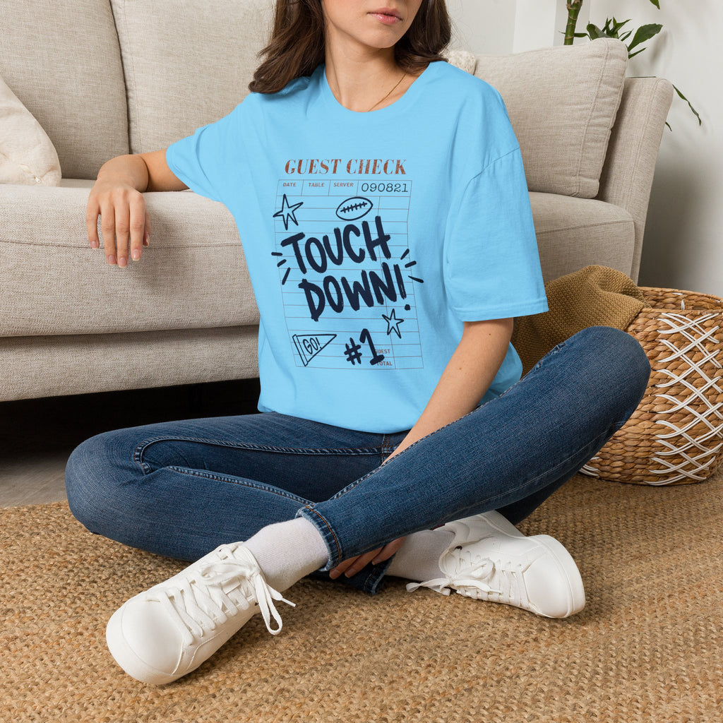 Touchdown Guest Check T-Shirt — Football Game Day Tee