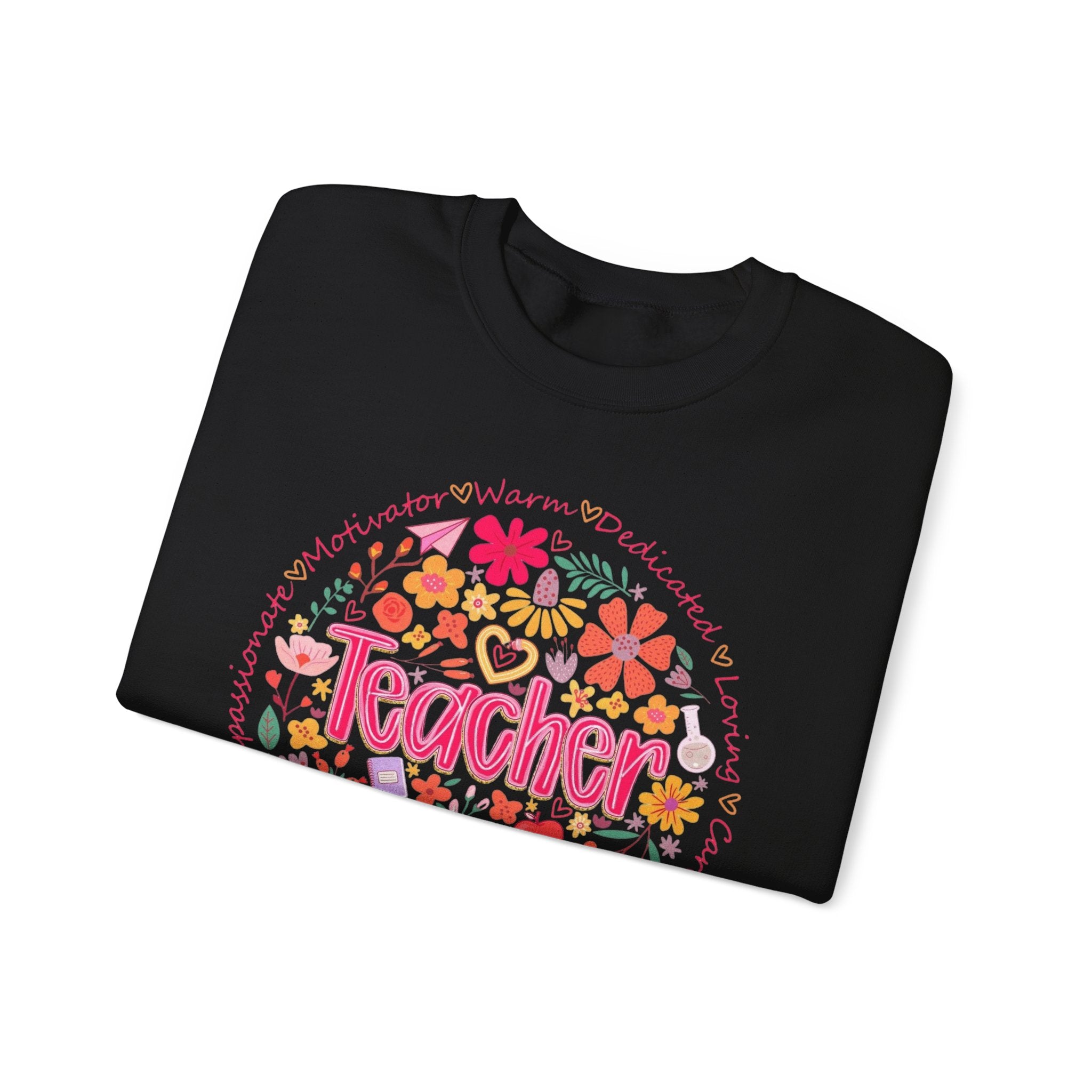 Teacher Floral Sweatshirt