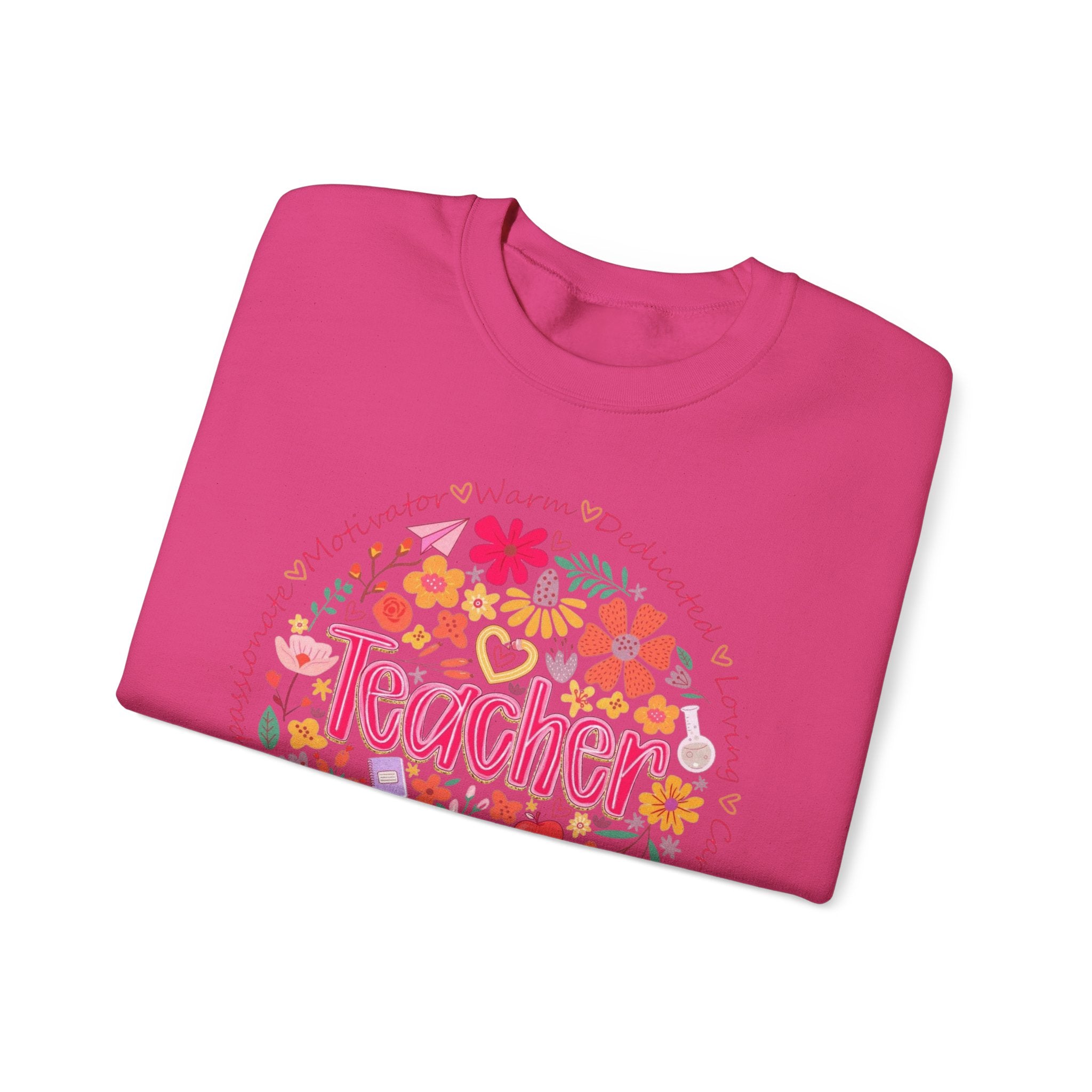 Teacher Floral Sweatshirt