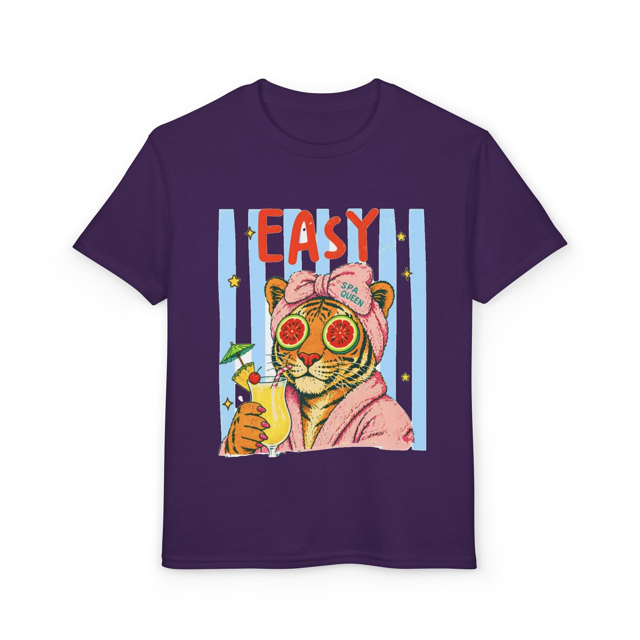 "Easy" Tiger Spa Tee- Youth