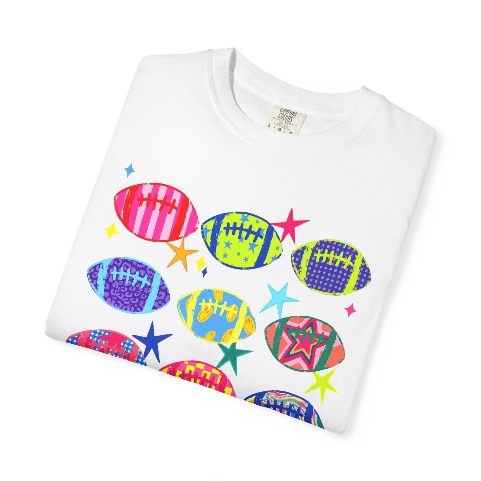 Neon Football Graphic Tee