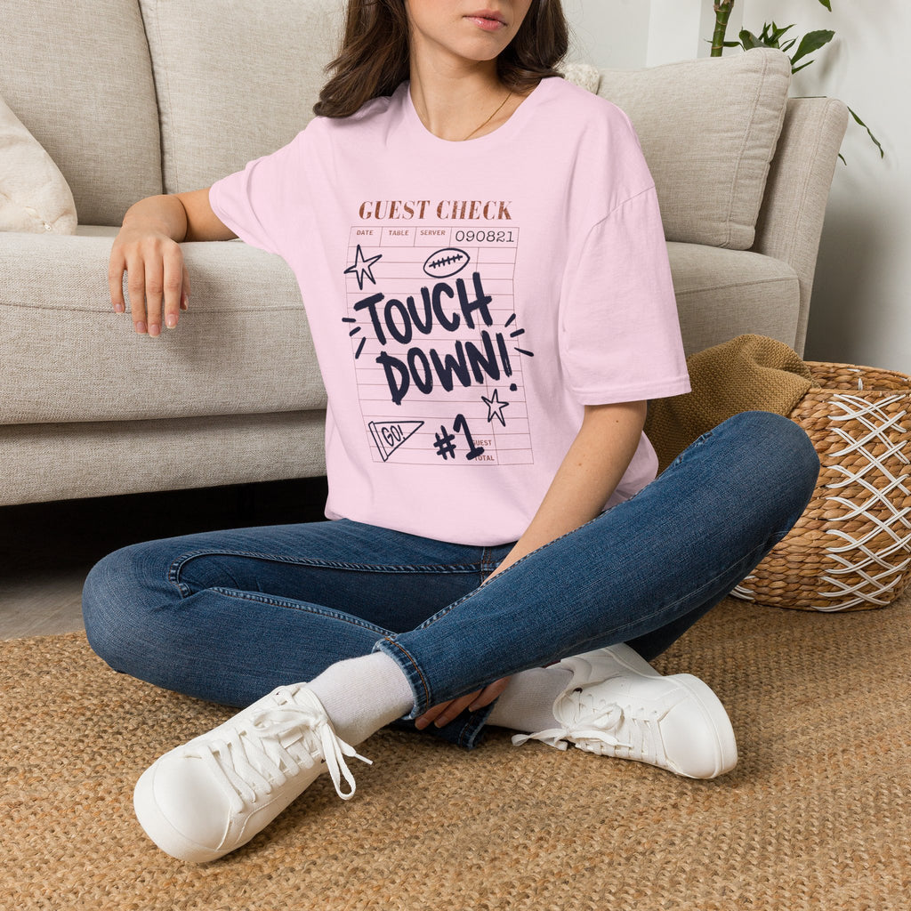 Touchdown Guest Check T-Shirt — Football Game Day Tee