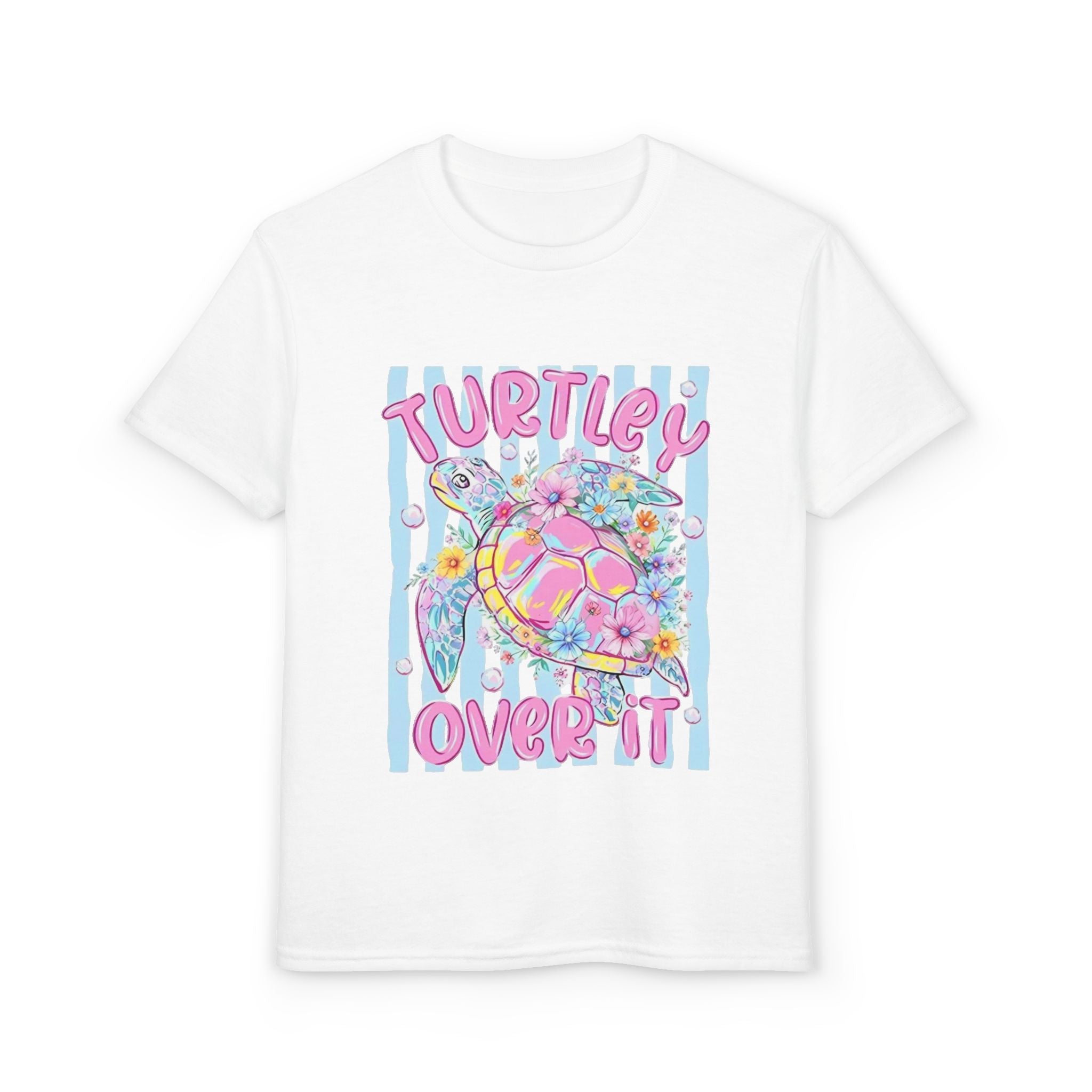 "Turtley Over It" Colorful- Youth Tee