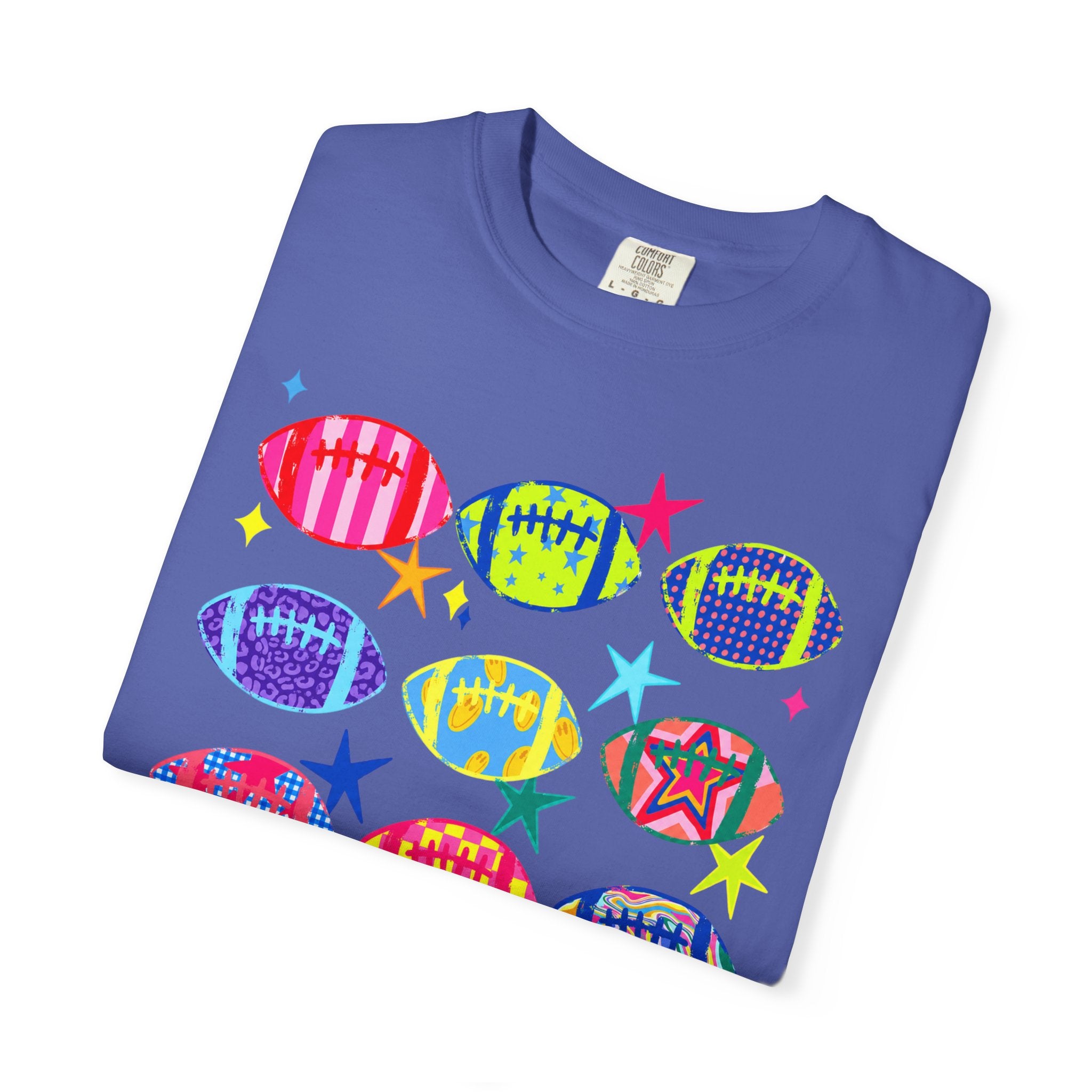 Neon Football Graphic Tee