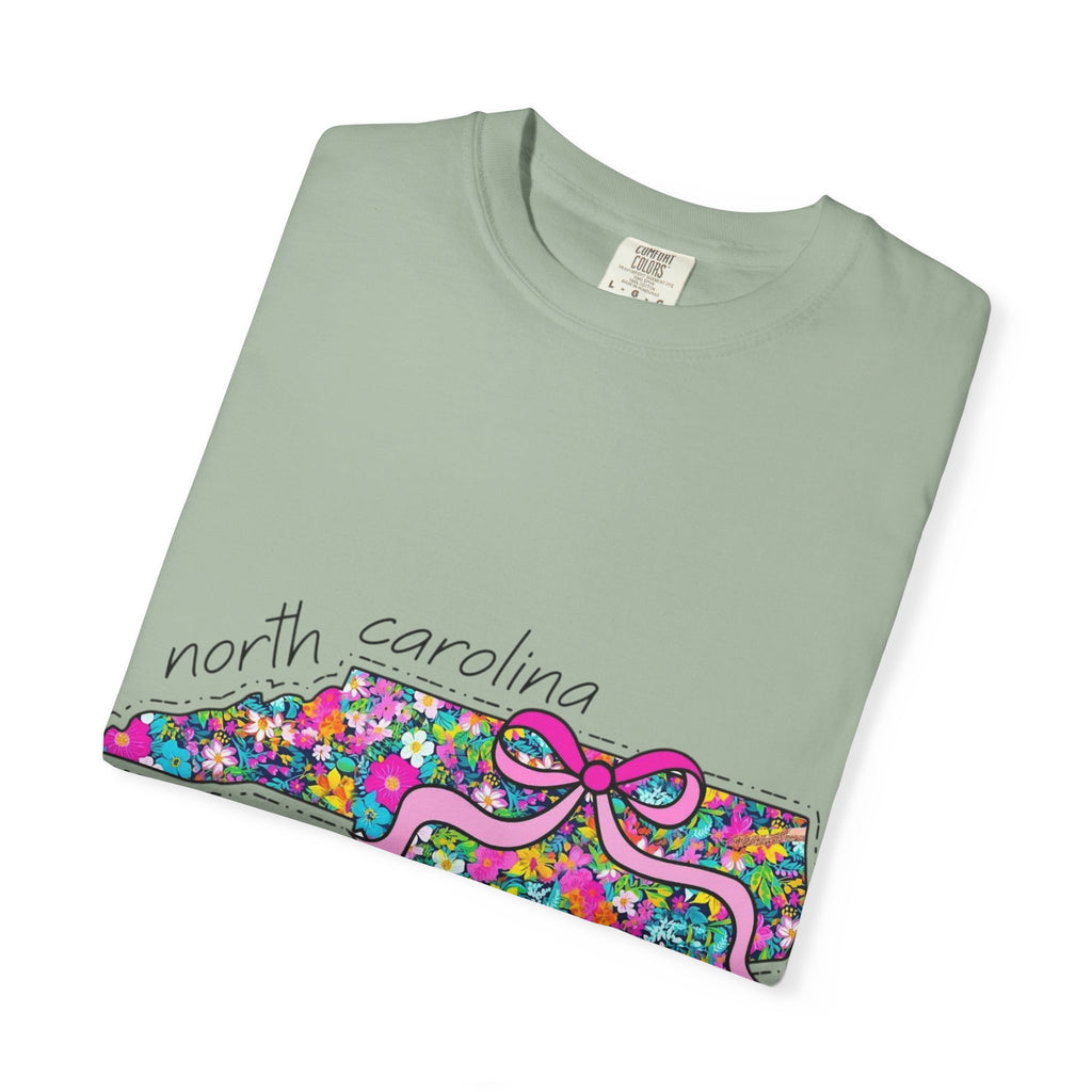North Carolina- Floral Map Tee