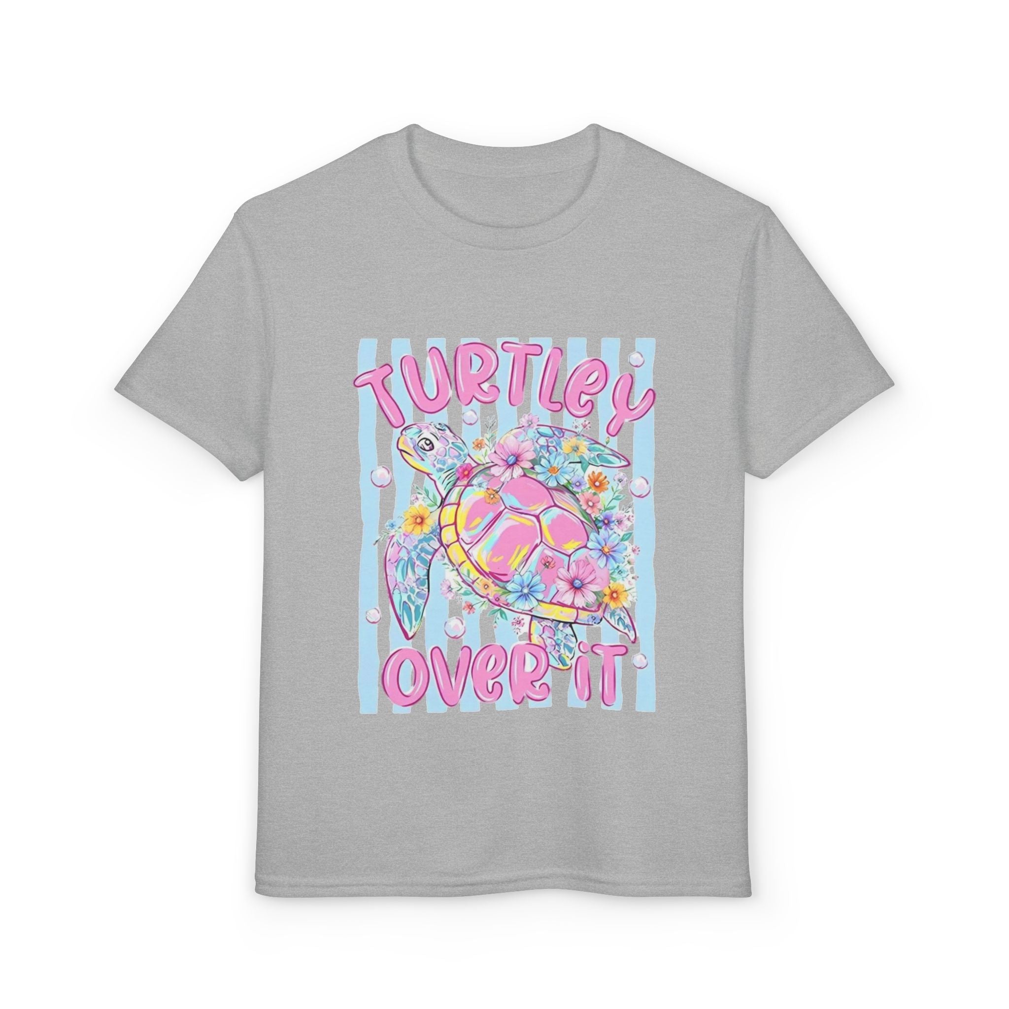 "Turtley Over It" Colorful- Youth Tee