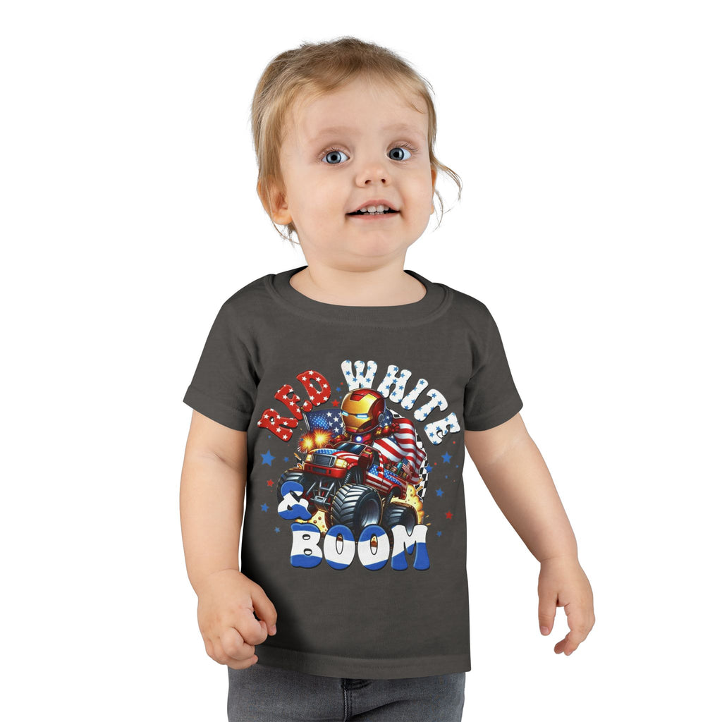 Toddler T-Shirt — "Red White Boom" Patriotic Tee