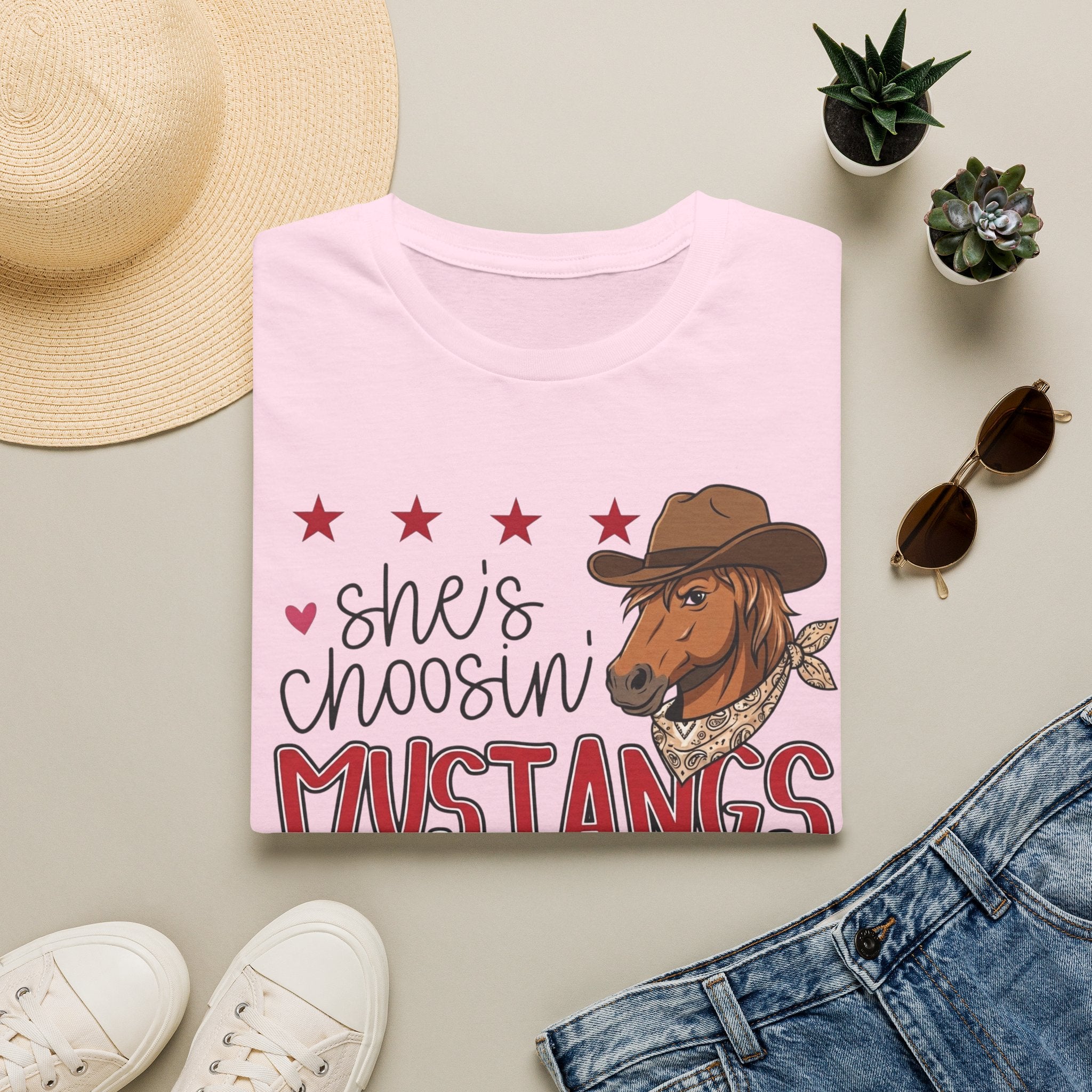 She's Choosin' Mustangs Tee