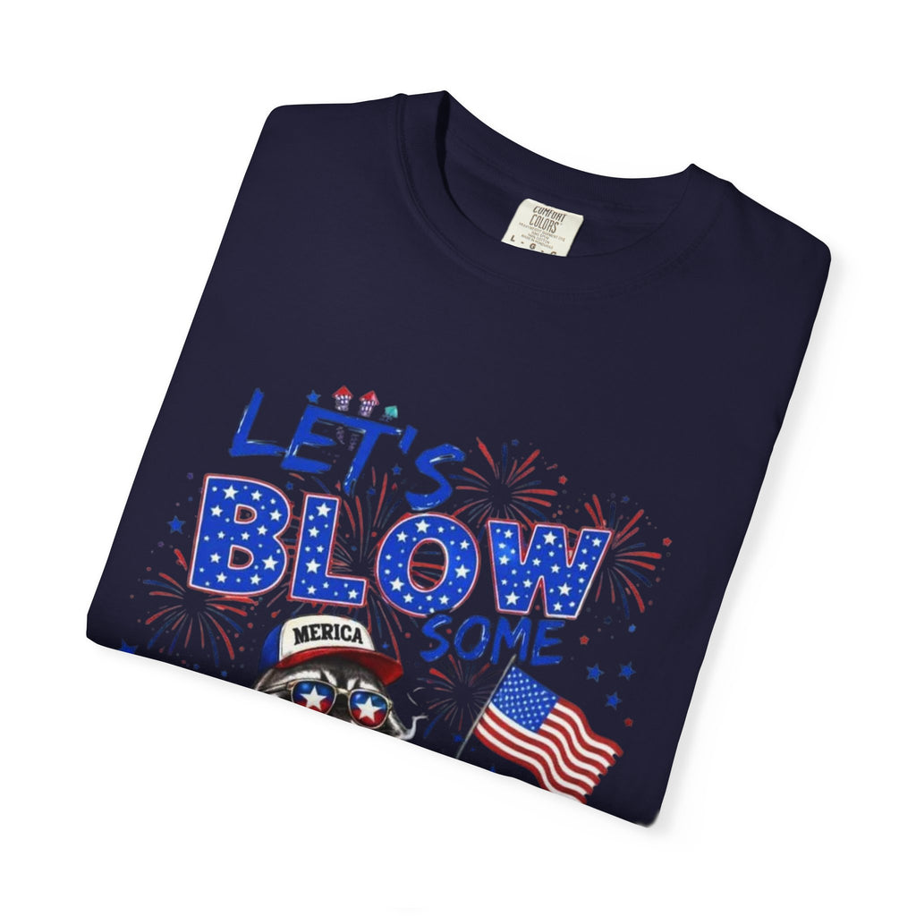 Patriotic Raccoon- Graphic T-Shirt