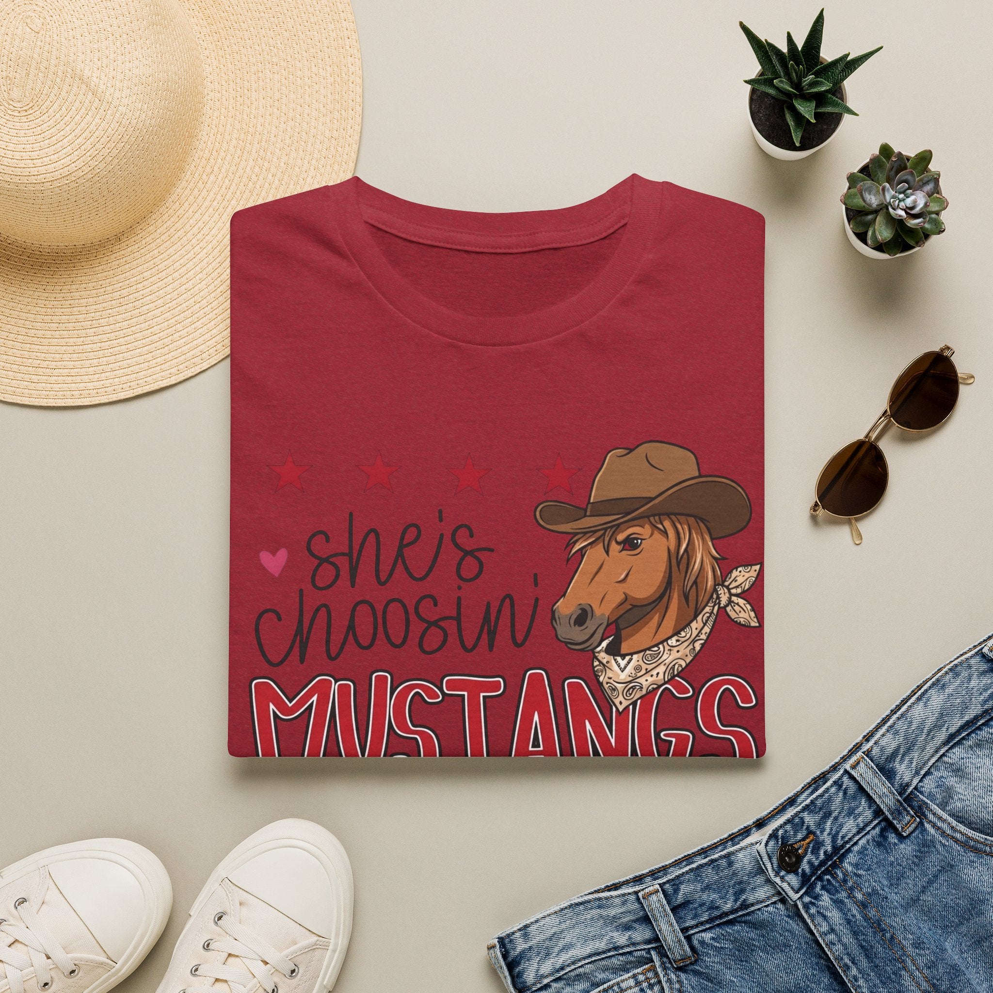 She's Choosin' Mustangs Tee