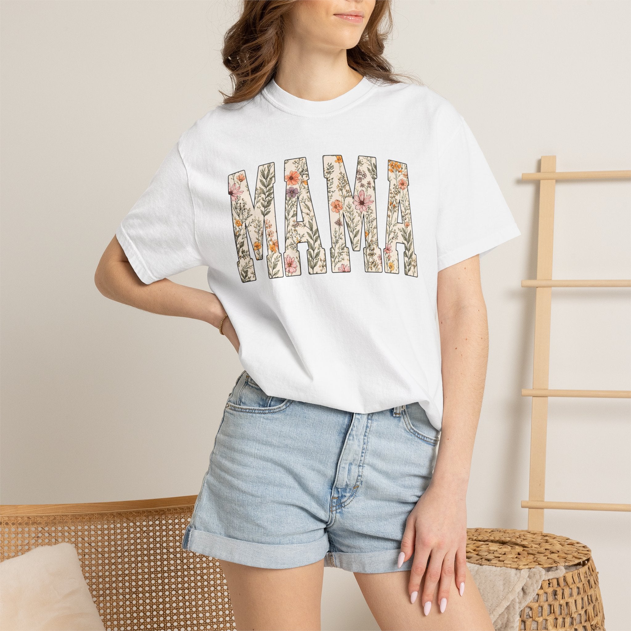 “Mama” Floral Tee