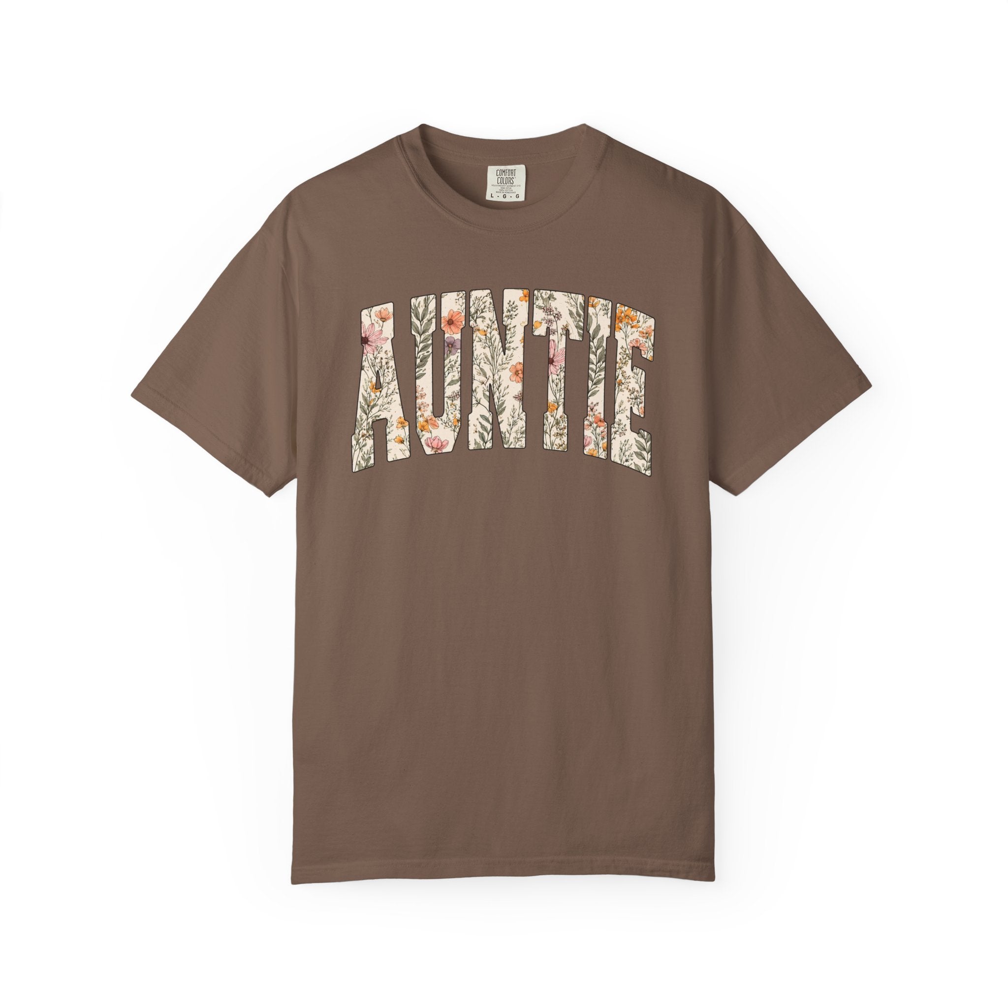 “Auntie” Floral Tee