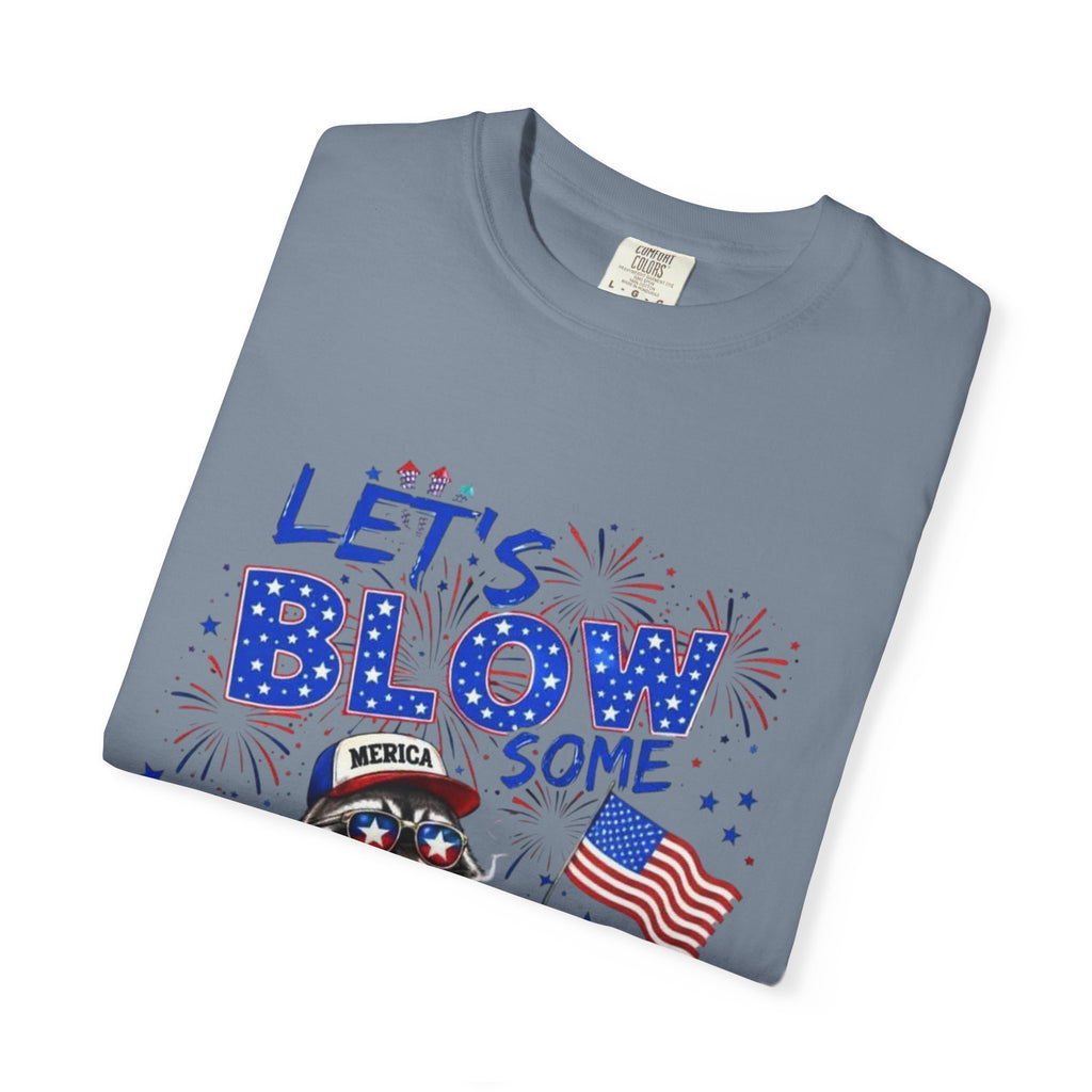 Patriotic Raccoon- Graphic T-Shirt