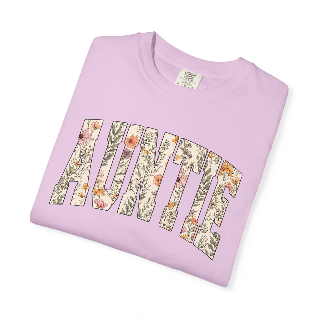 “Auntie” Floral Tee