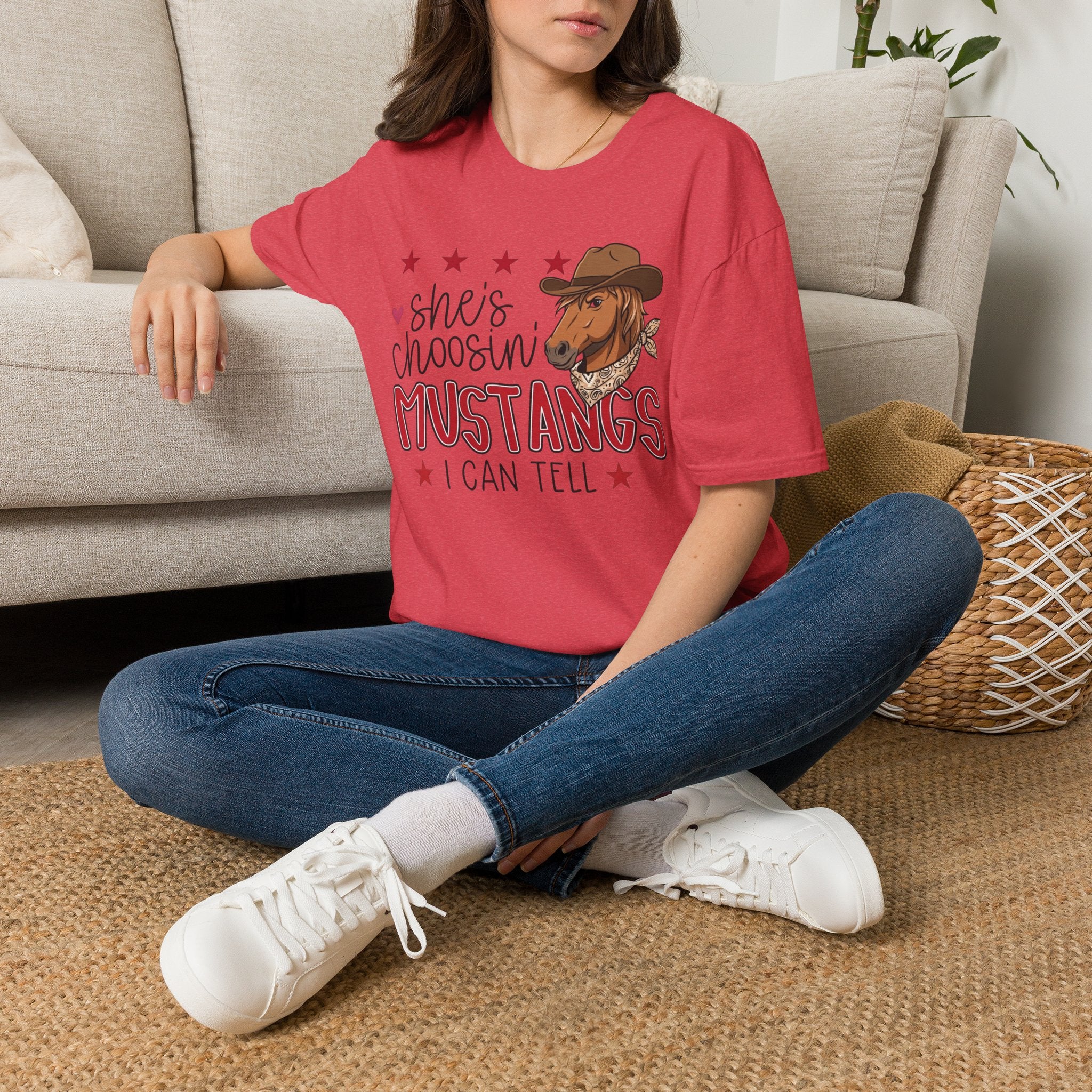 She's Choosin' Mustangs Tee