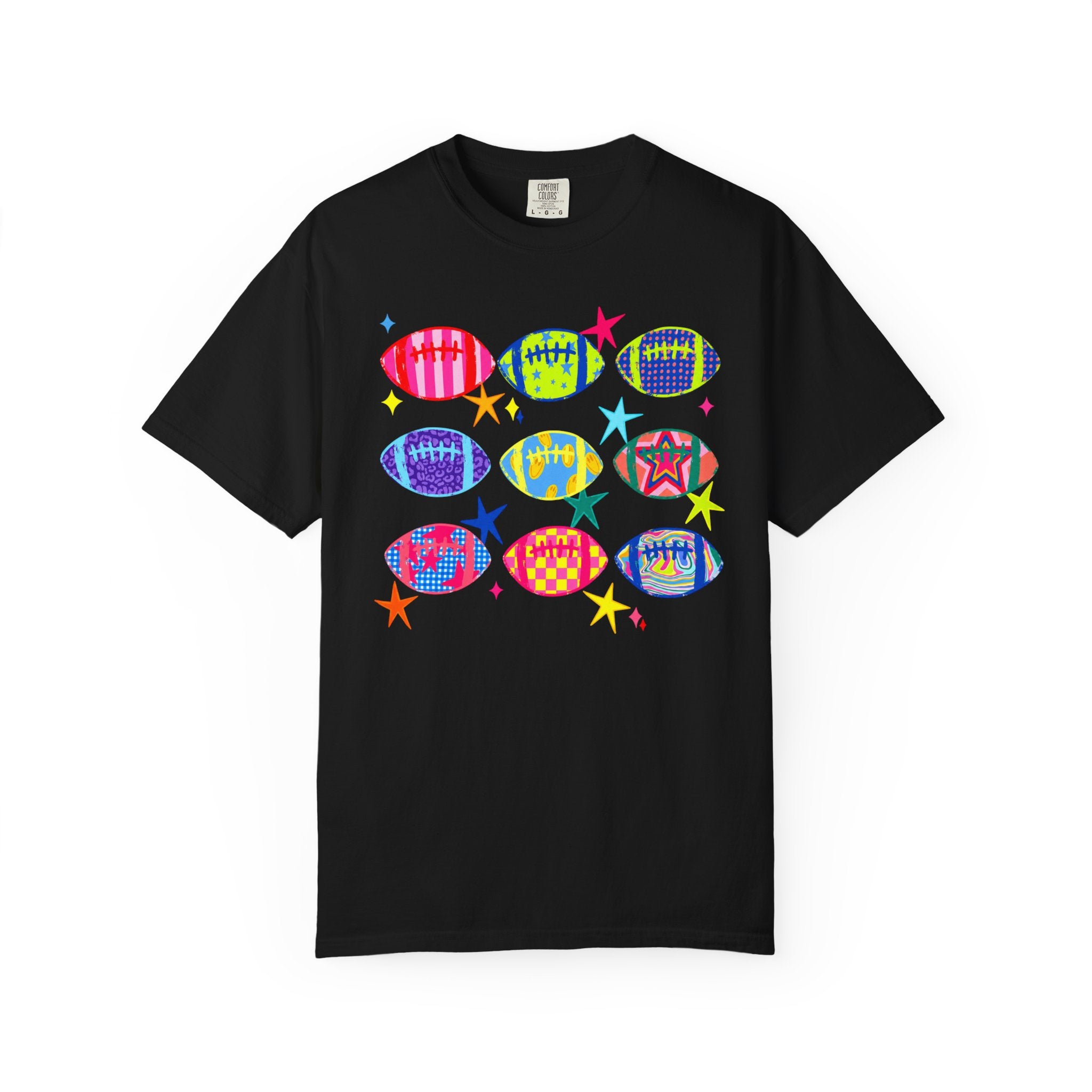 Neon Football Graphic Tee