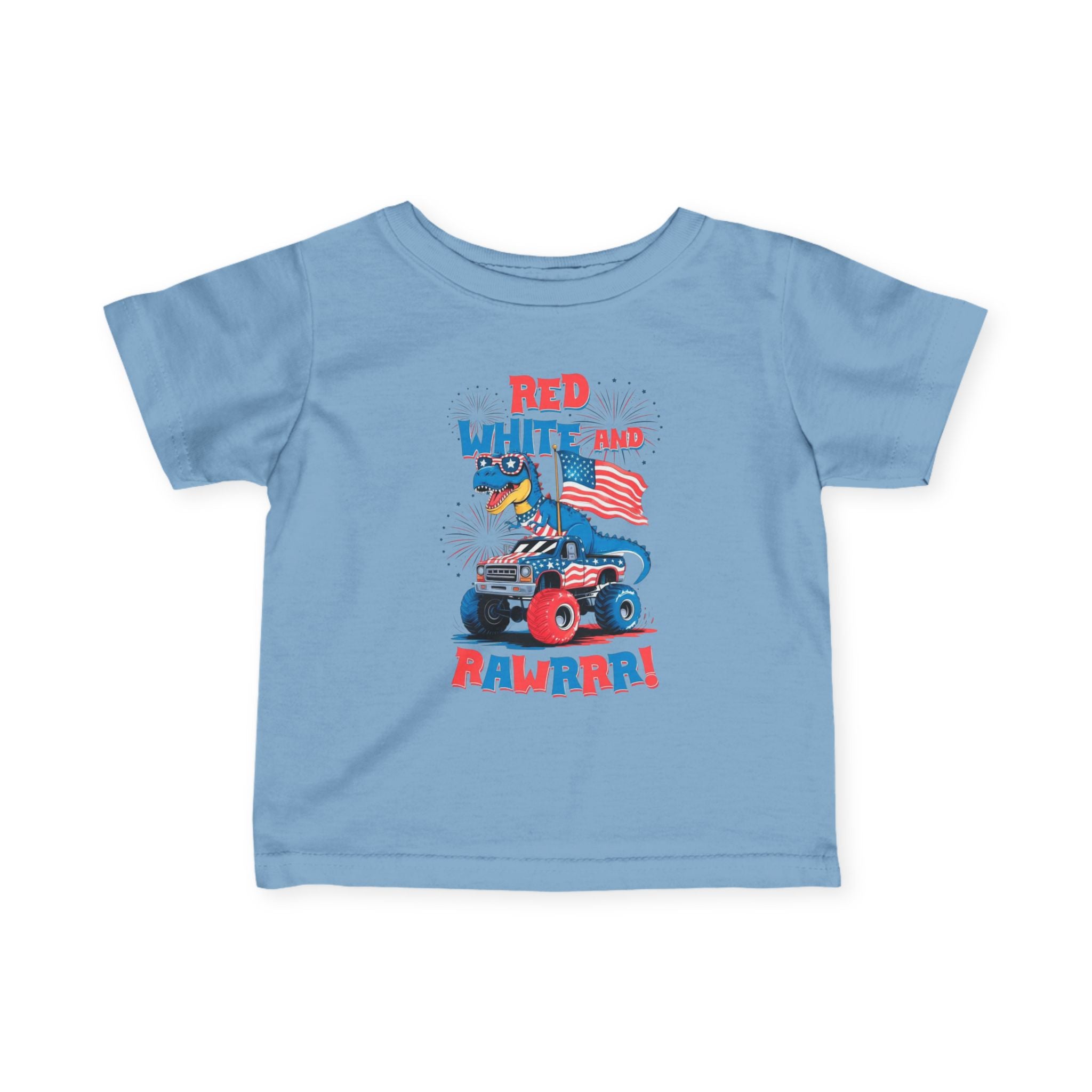 Patriotic Dino Infant Tee