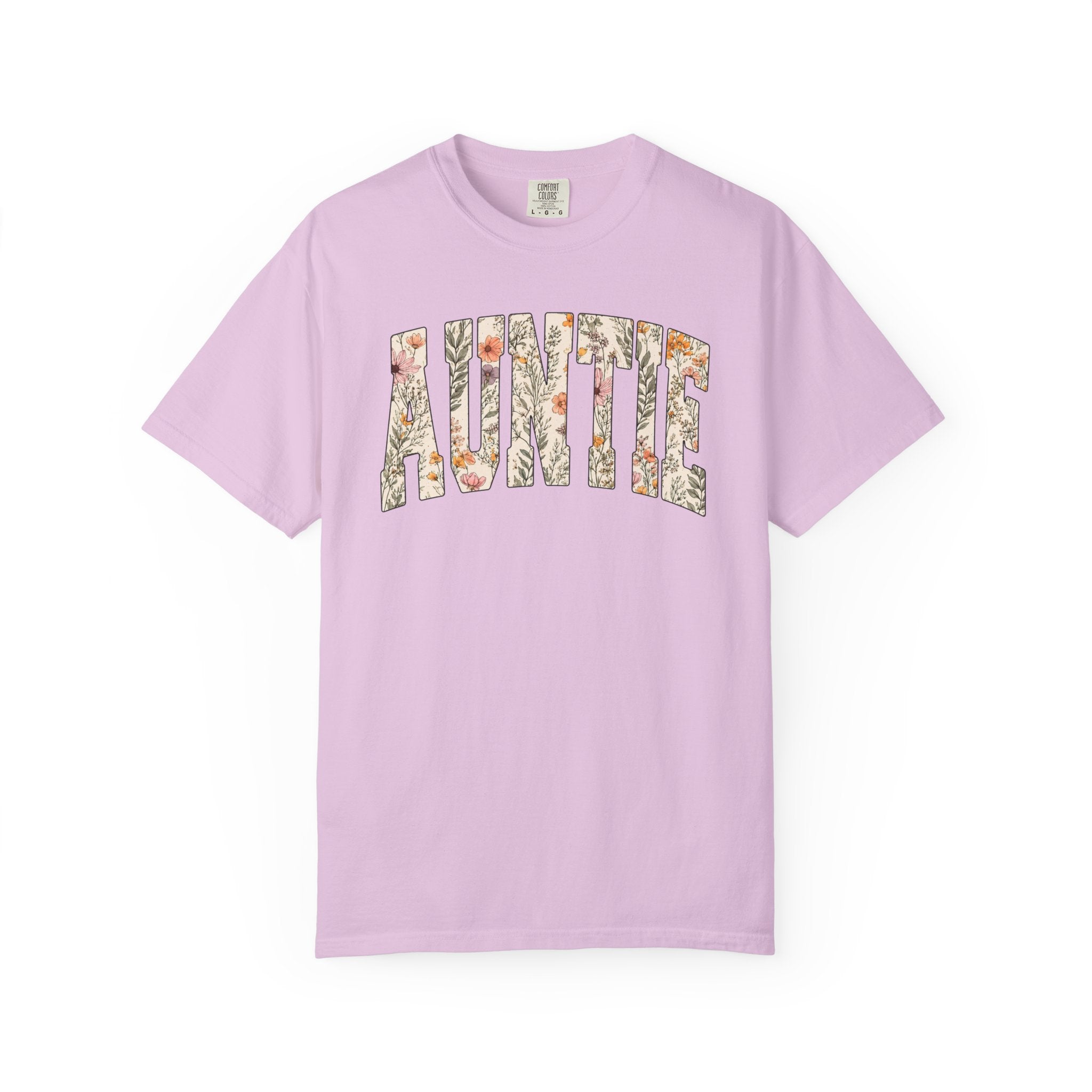 “Auntie” Floral Tee