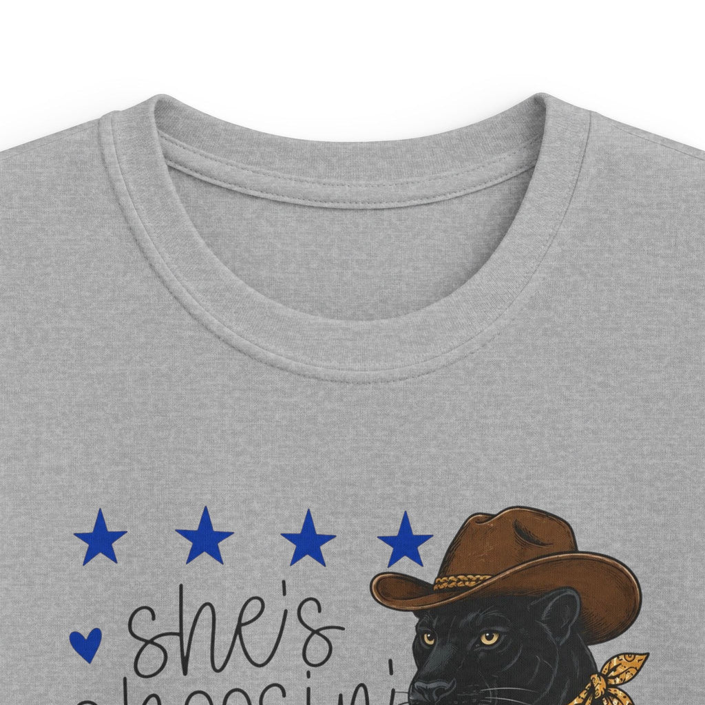 Youth- She’s Choosin’ Panthers School Tee